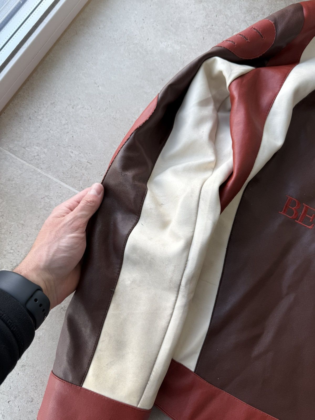 Vintage Racing Moto Jacket hype y2k streetwear style Bike Team NYPD Size US XL / EU 56 / 4 - 7 Thumbnail