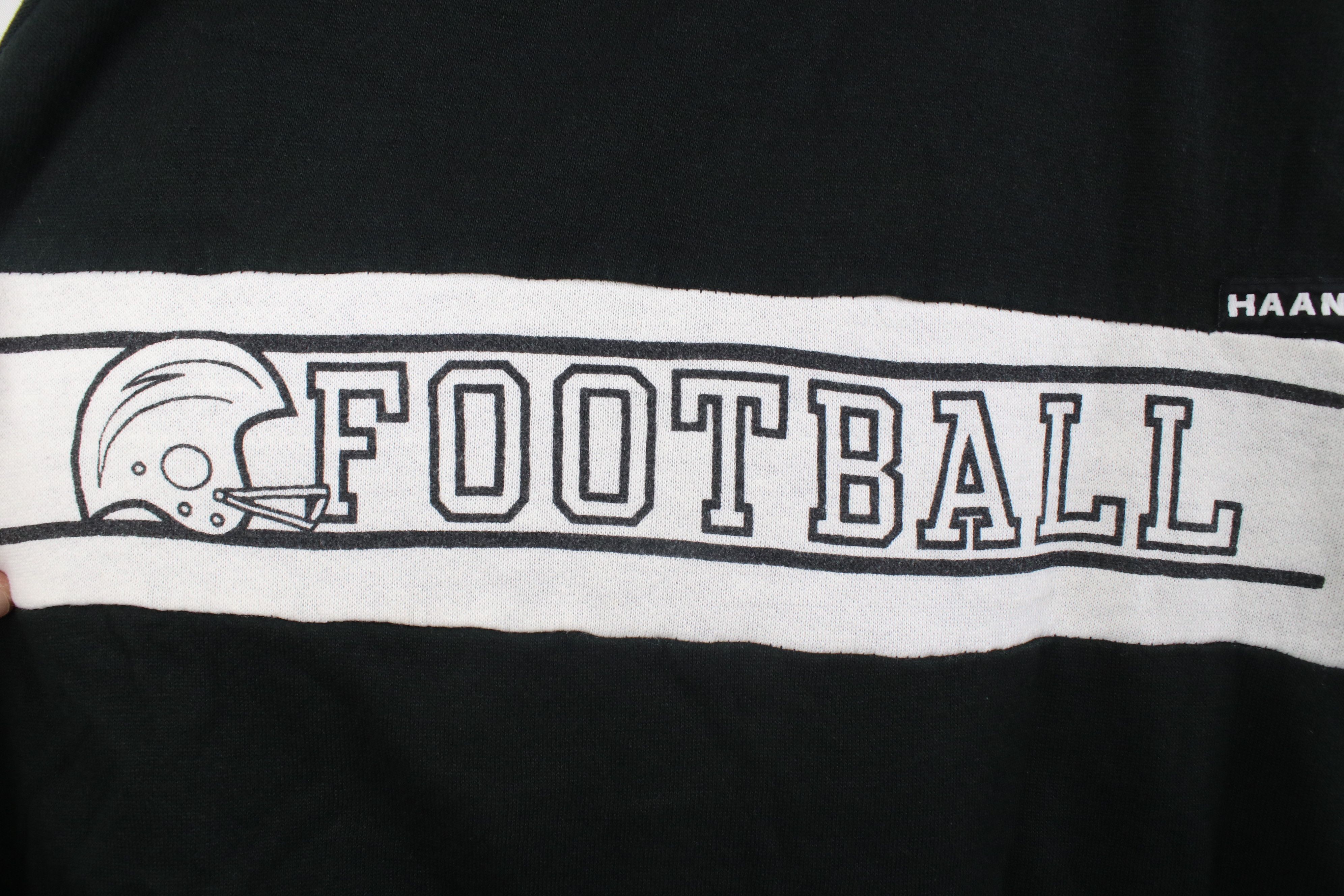 Vintage Vintage 80s 90s Spell Football Crewneck Sweatshirt Black USA Size XL / US 12-14 / IT 48-50 - 4 Thumbnail