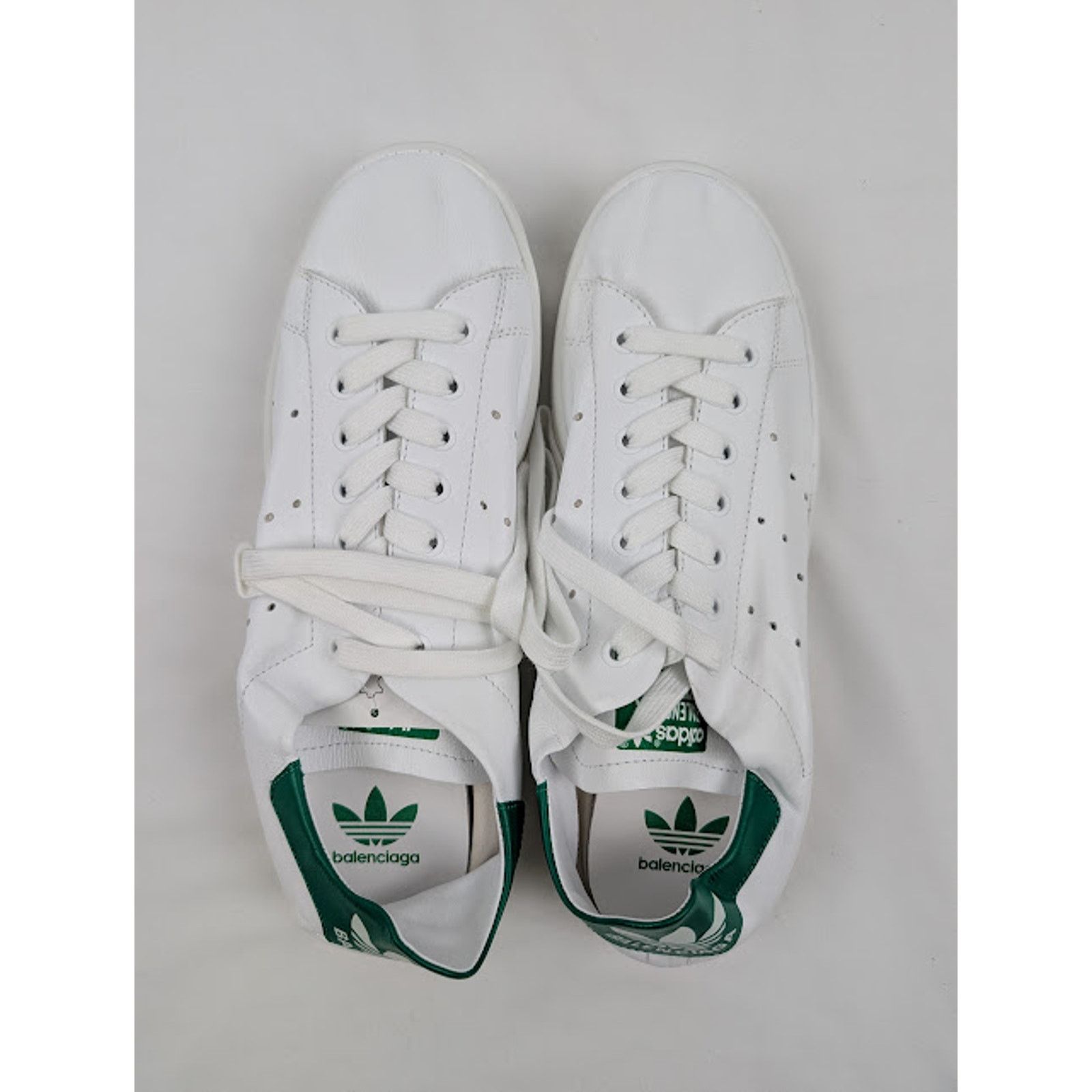 Adidas × Balenciaga o1rshd1 Stan Smiths Sneakers in Green/White Size US 14 / EU 47 - 11 Thumbnail