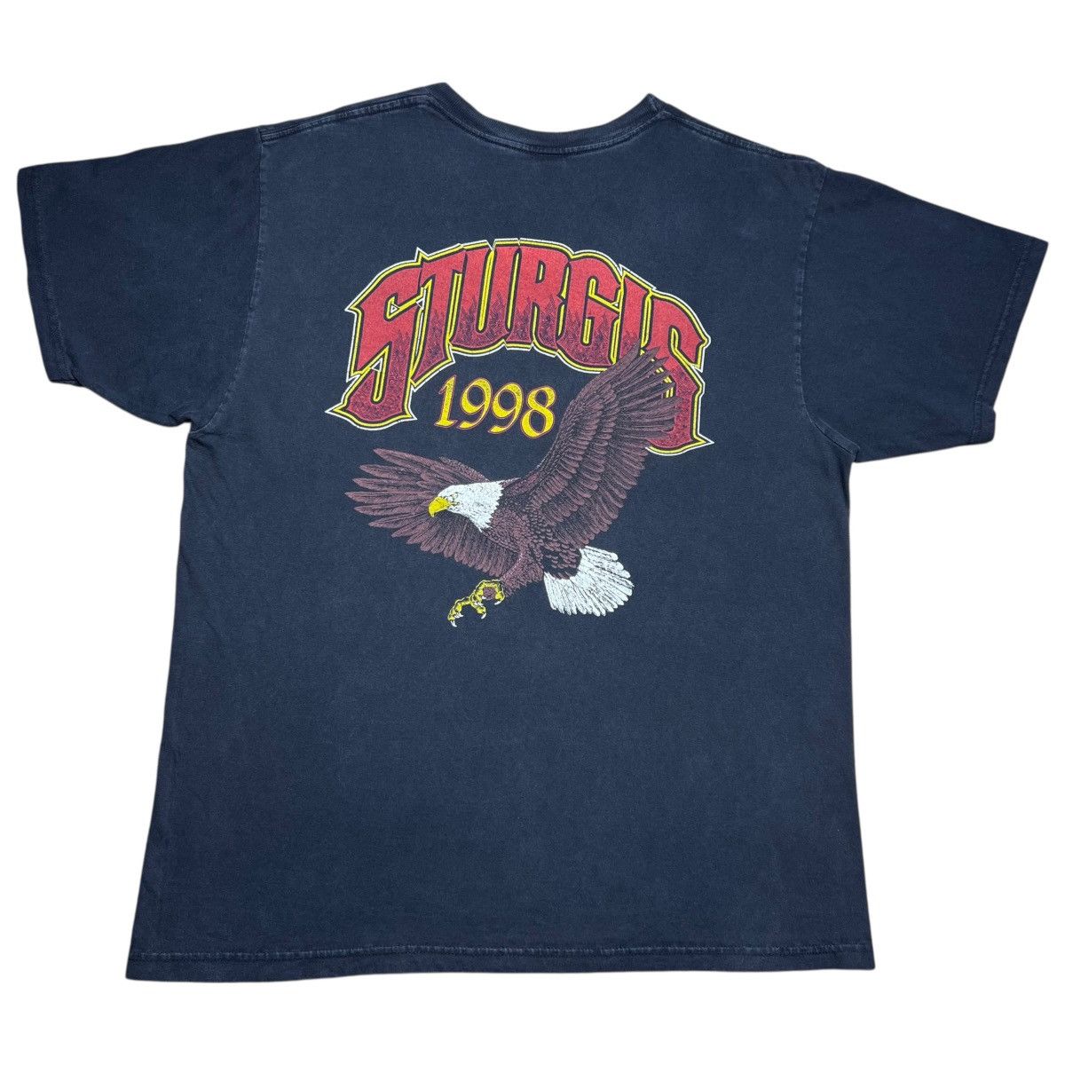 Other Vtg 1998 Sturgis 58th Annual Black Hills Rally Eagle T-Shirt Size US XL / EU 56 / 4 - 2 Thumbnail
