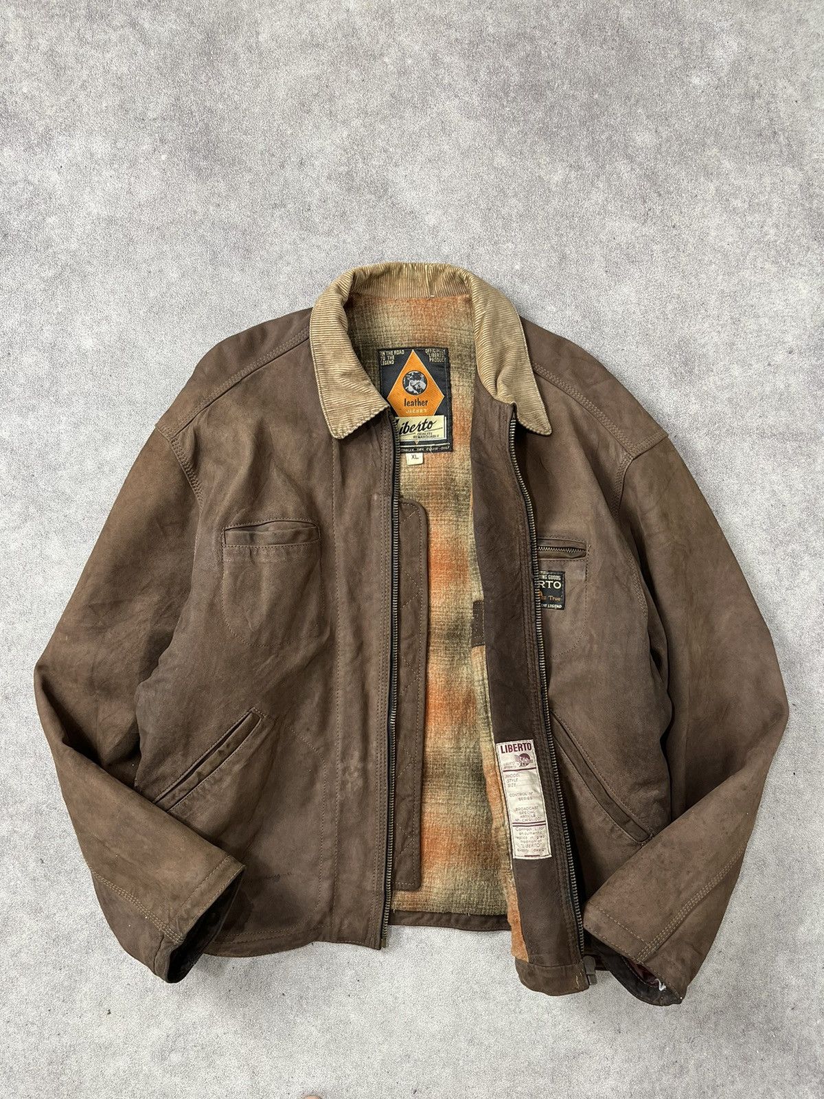Avirex LIBERTO 80’s detroit leather suede blanket jacket Size US XL / EU 56 / 4 - 7 Thumbnail