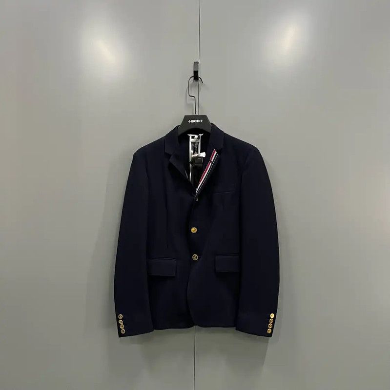 Thom Browne Black Long Sleeve Short Jacket 0089