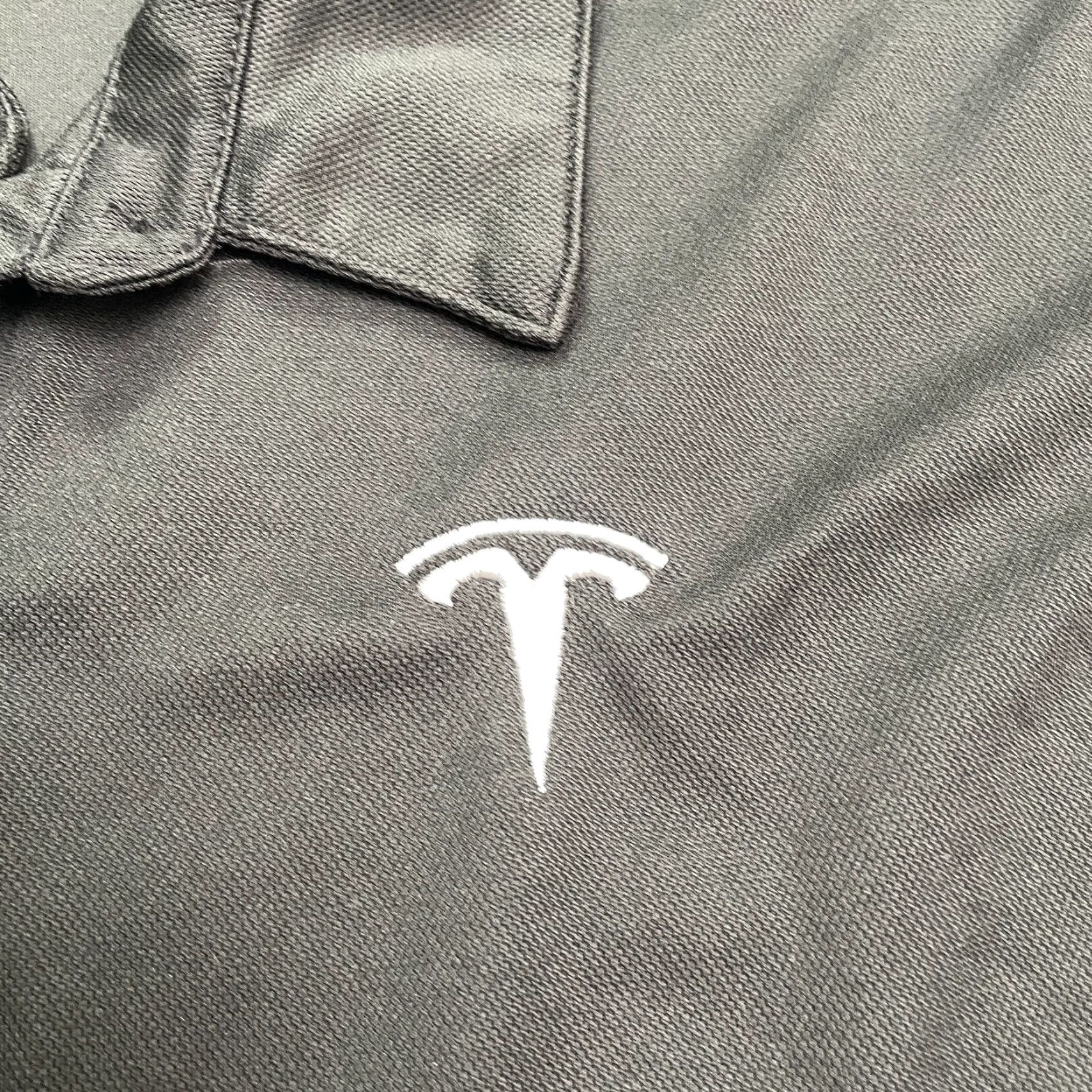 Vintage Tesla Polo Shirt Womens Large Black Polo Size L / US 10 / IT 46 - 3 Thumbnail