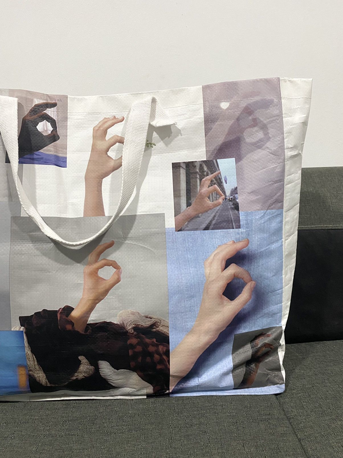 Maison Margiela Mm6 Ok hand shopping bag Size ONE SIZE - 3 Thumbnail