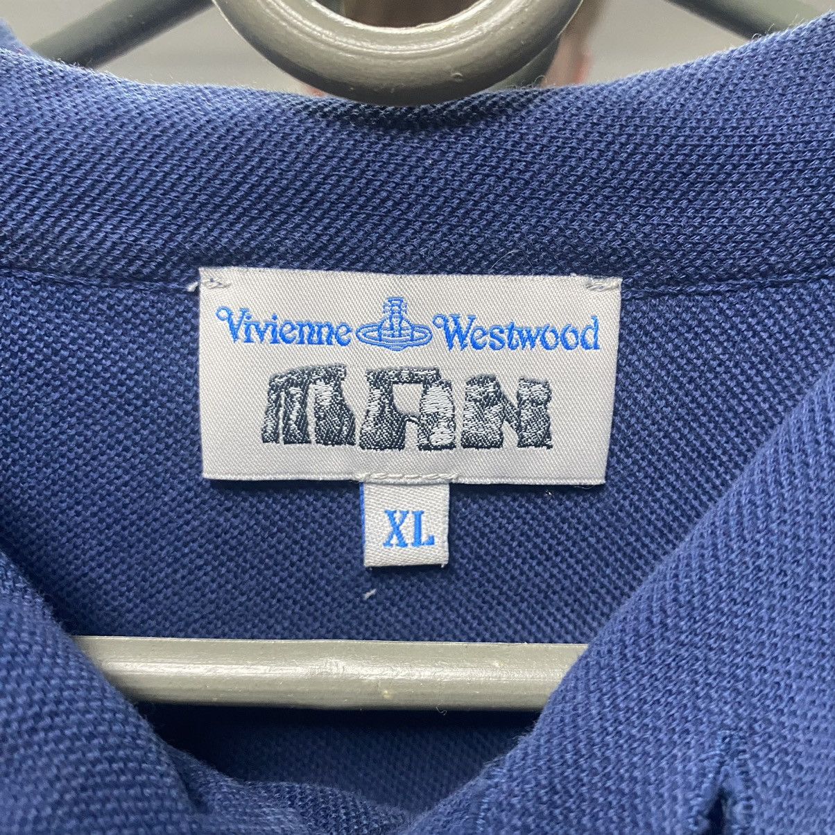 Vivienne Westwood Vivienne Westwood Polo T-Shirt Blue Orb Logo Size US XL / EU 56 / 4 - 6 Thumbnail