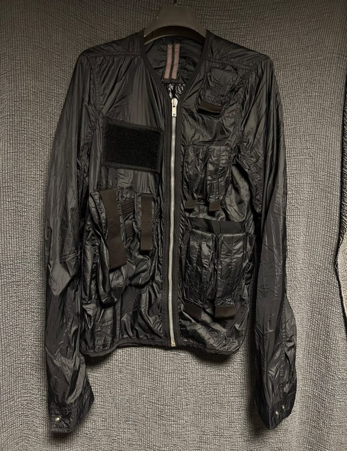 Rick Owens Rick Owens 15SS Cargo Jacket Nylon BLACK Size US M / EU 48-50 / 2 - 1 Thumbnail