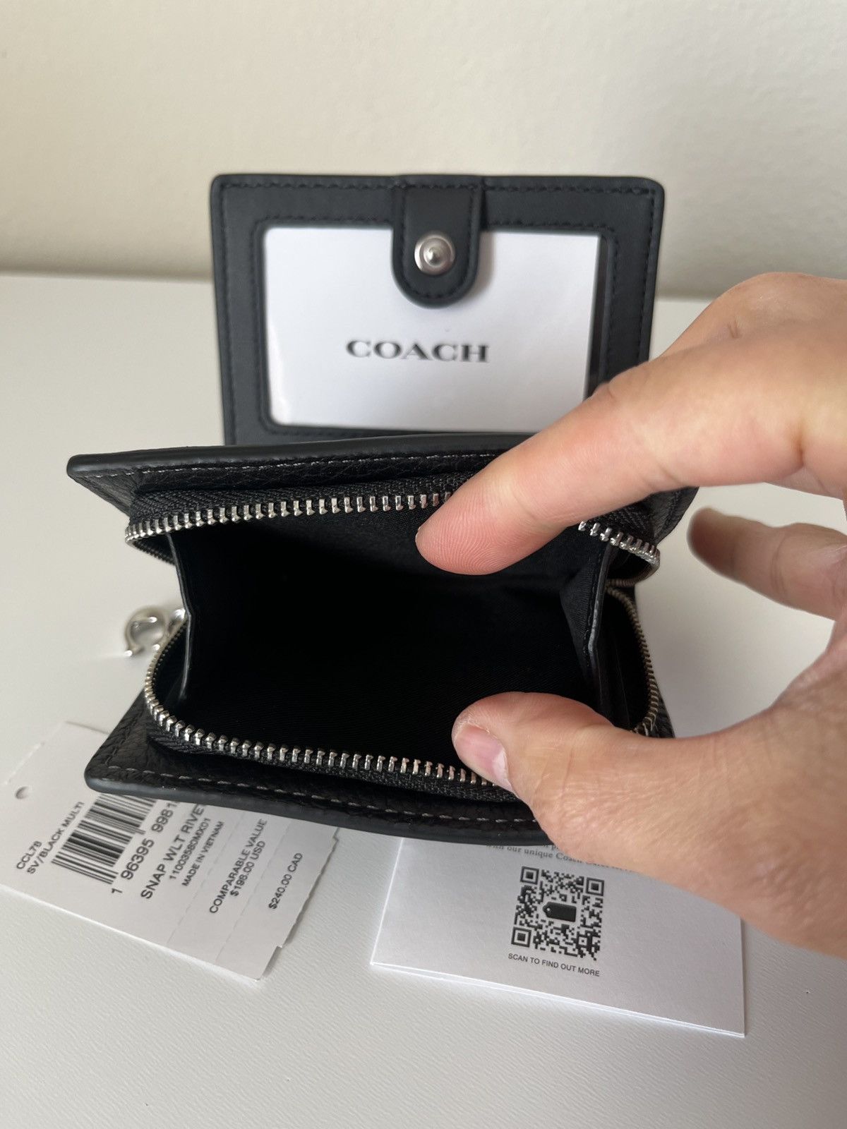 Coach Coach Snap Wallet With Rivets Size ONE SIZE - 6 Thumbnail