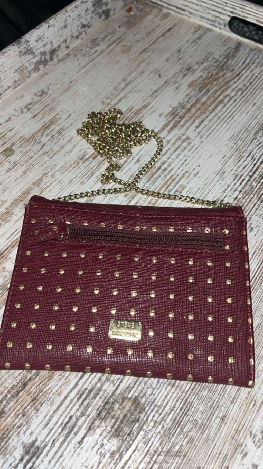 Steve Madden Women's Steve Madden Wallet One Size Burgundy Gold Size ONE SIZE - 2 Thumbnail
