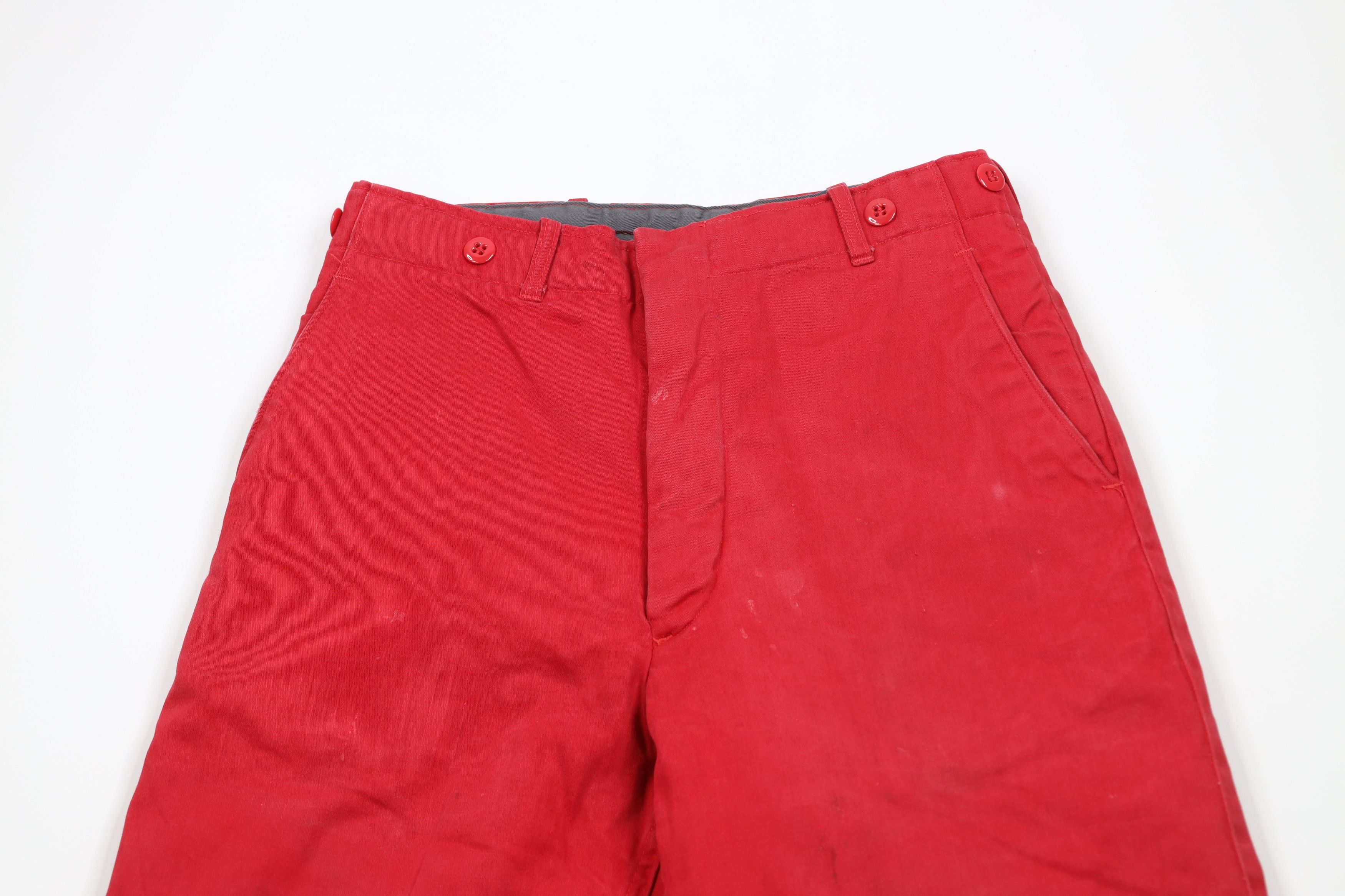 Vintage Vintage 50s 60s Heavyweight Quilted Joggers Pants Red USA Size US 28 / EU 44 - 2 Thumbnail