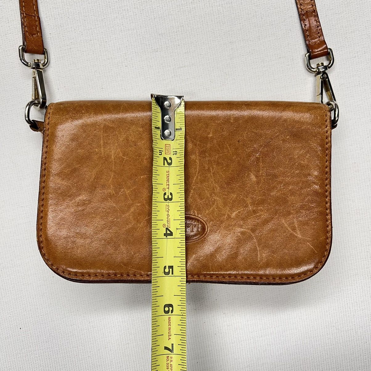Vera Pelle × Vintage VTG Vera Pelle Leather Bag Brown Crossbody Purse Strap Size ONE SIZE - 22 Thumbnail