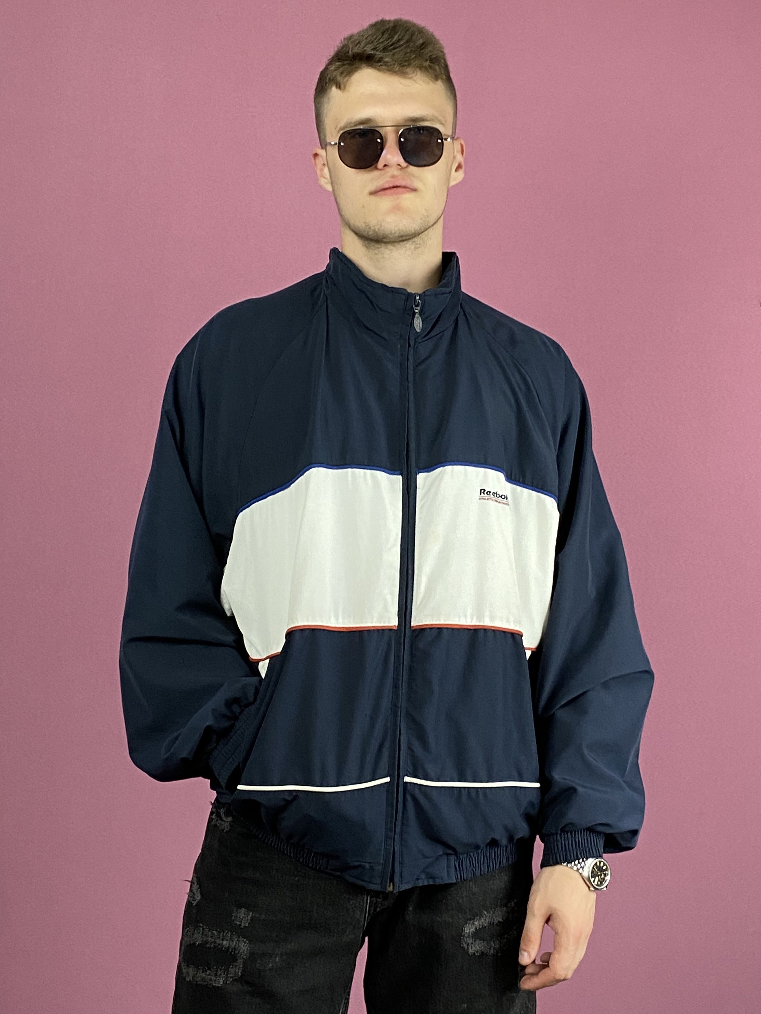 Reebok × Vintage Reebok Vintage Men's Windbreaker Jacket - XL Size US XL / EU 56 / 4 - 1 Thumbnail