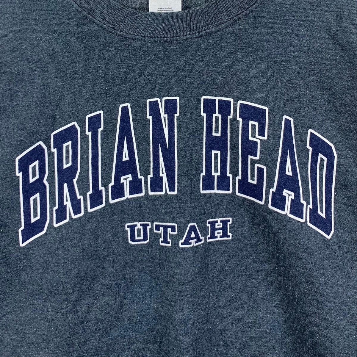 Gildan BRIAN HEAD UTAH Logo Print Dark Grey Sweatshirt Size US XXL / EU 58 / 5 - 3 Thumbnail