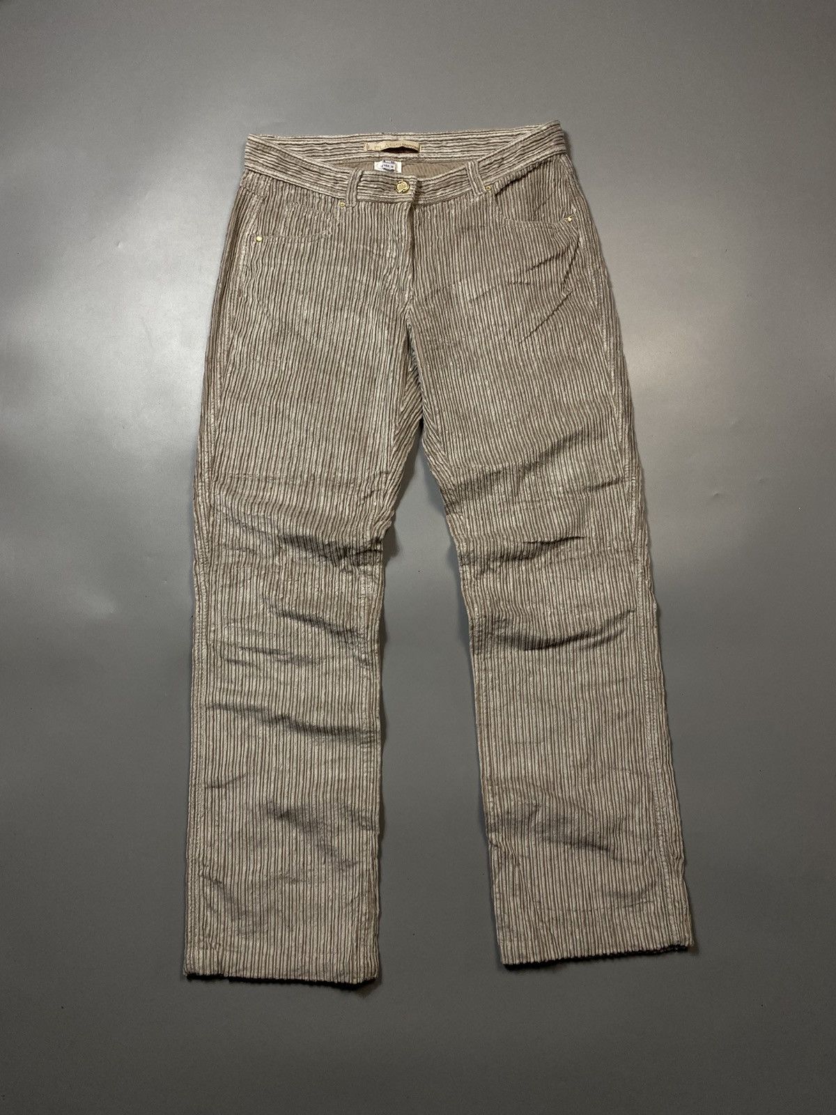 Roberto Cavalli × Vintage Roberto Cavalli Corduroy exclusive pants Size 32" / US 10 / IT 46 - 2 Thumbnail