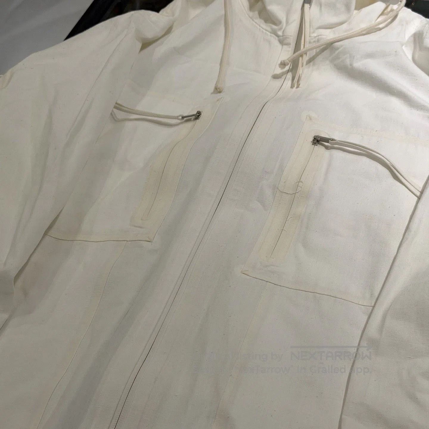 Jil Sander Jil Sander White Hooded Coat. Size US M / EU 48-50 / 2 - 7 Thumbnail