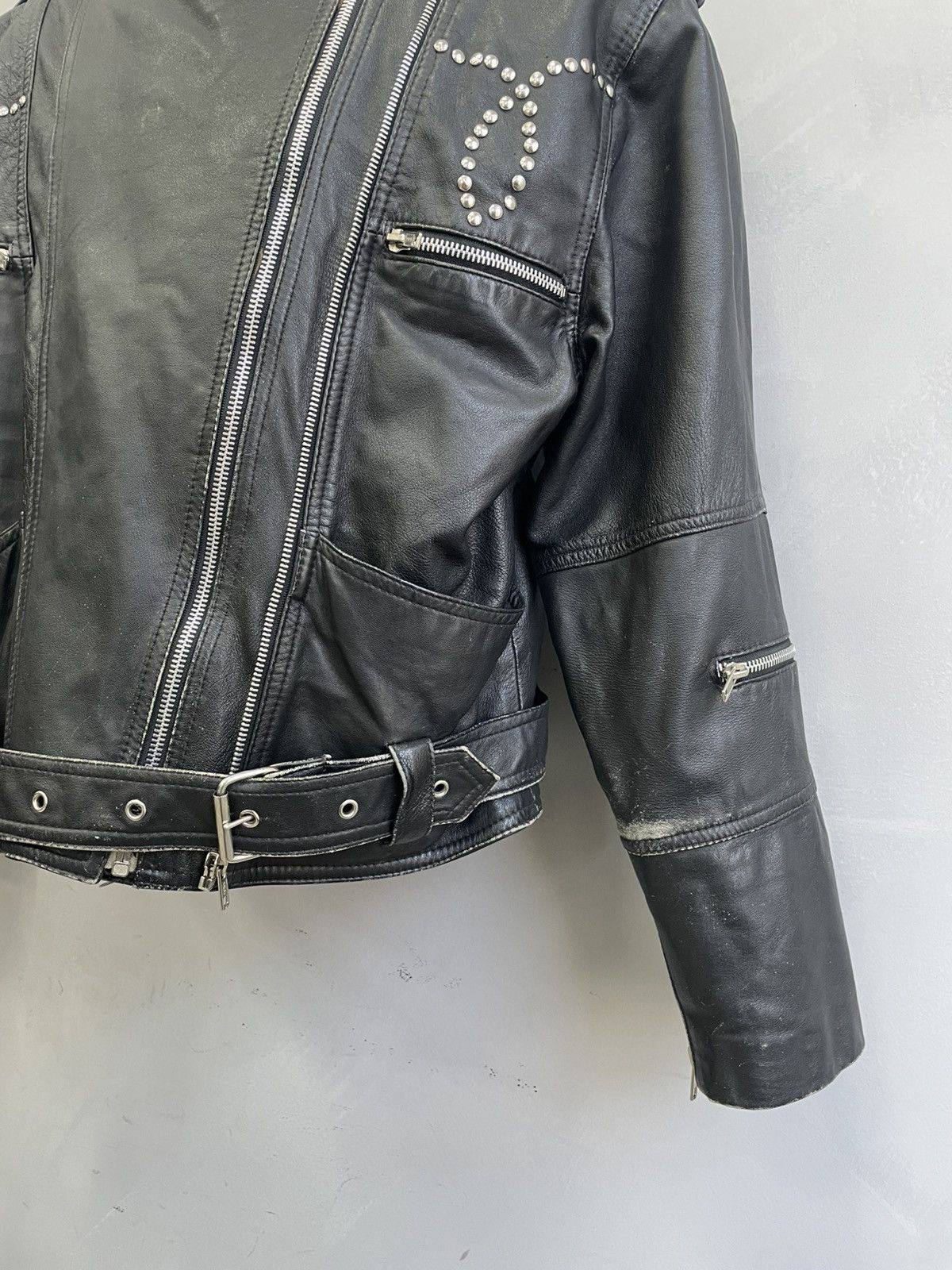 Schott Leather biker style moto jacket harley favidson legrandebleu Size US S / EU 44-46 / 1 - 3 Thumbnail