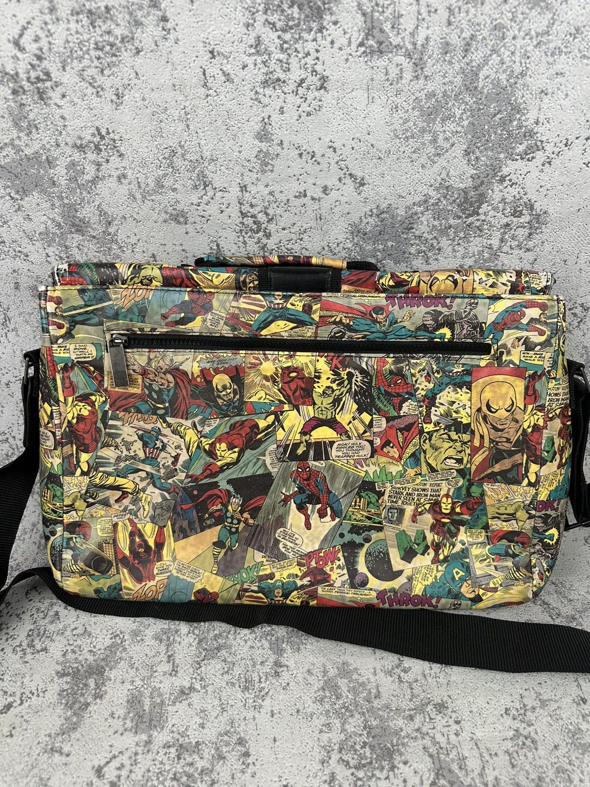 Marvel Comics Vintage Marvel Comics Print Messenger Bag Shoulder Satchel Size ONE SIZE - 6 Thumbnail