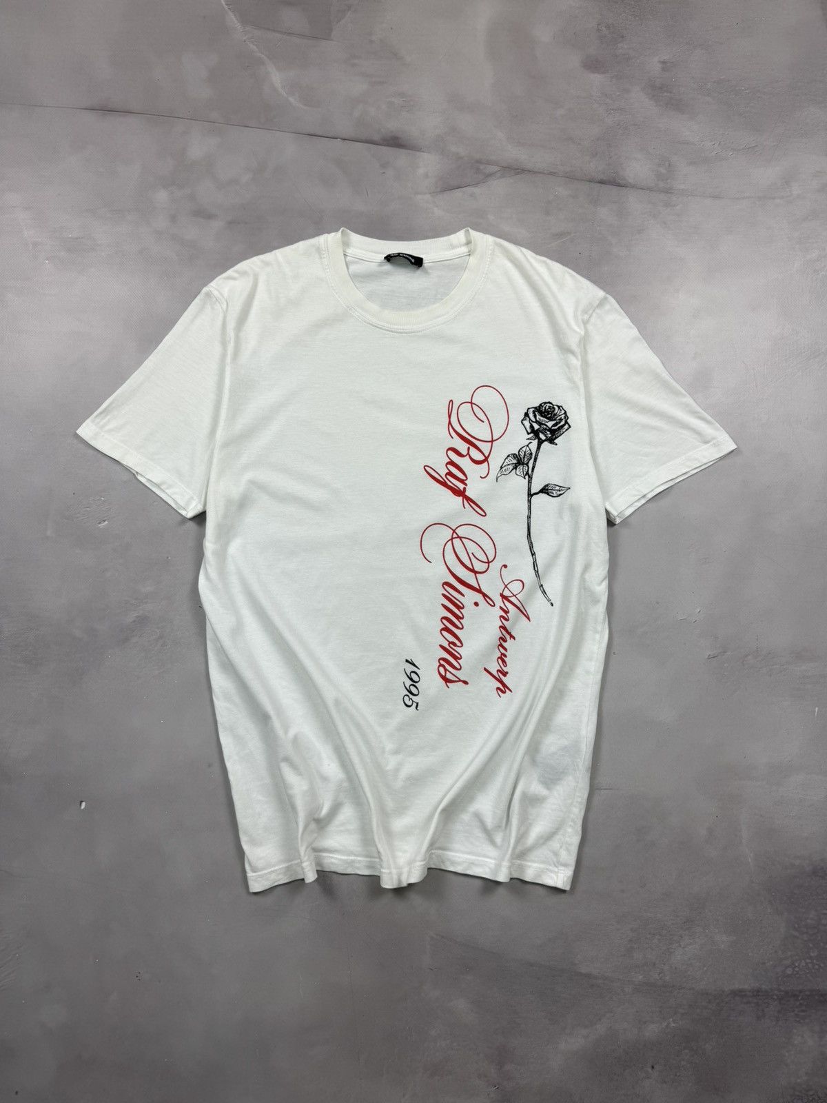 Raf Simons *RARE* Raf Simons AW18 Christiane F white T Shirt | Grailed