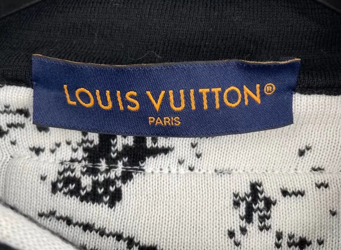 Louis Vuitton Louis Vuitton SS23 Paris Splicing Knitted Hoodie Size US S / EU 44-46 / 1 - 3 Thumbnail