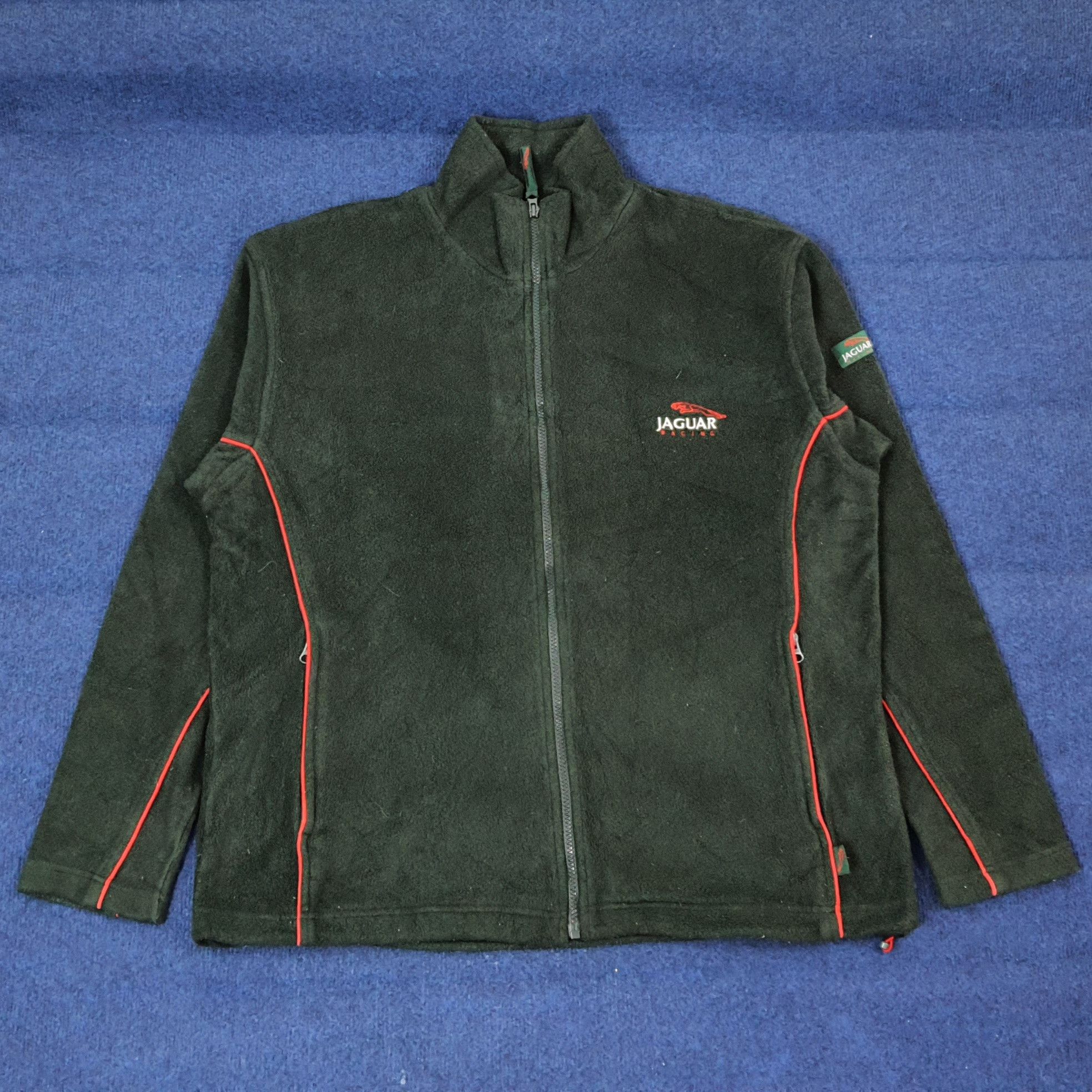 Vintage Vintage Jaguar Racing Outdoor Fleece Jacket C227N10 Size US XL / EU 56 / 4 - 1 Thumbnail