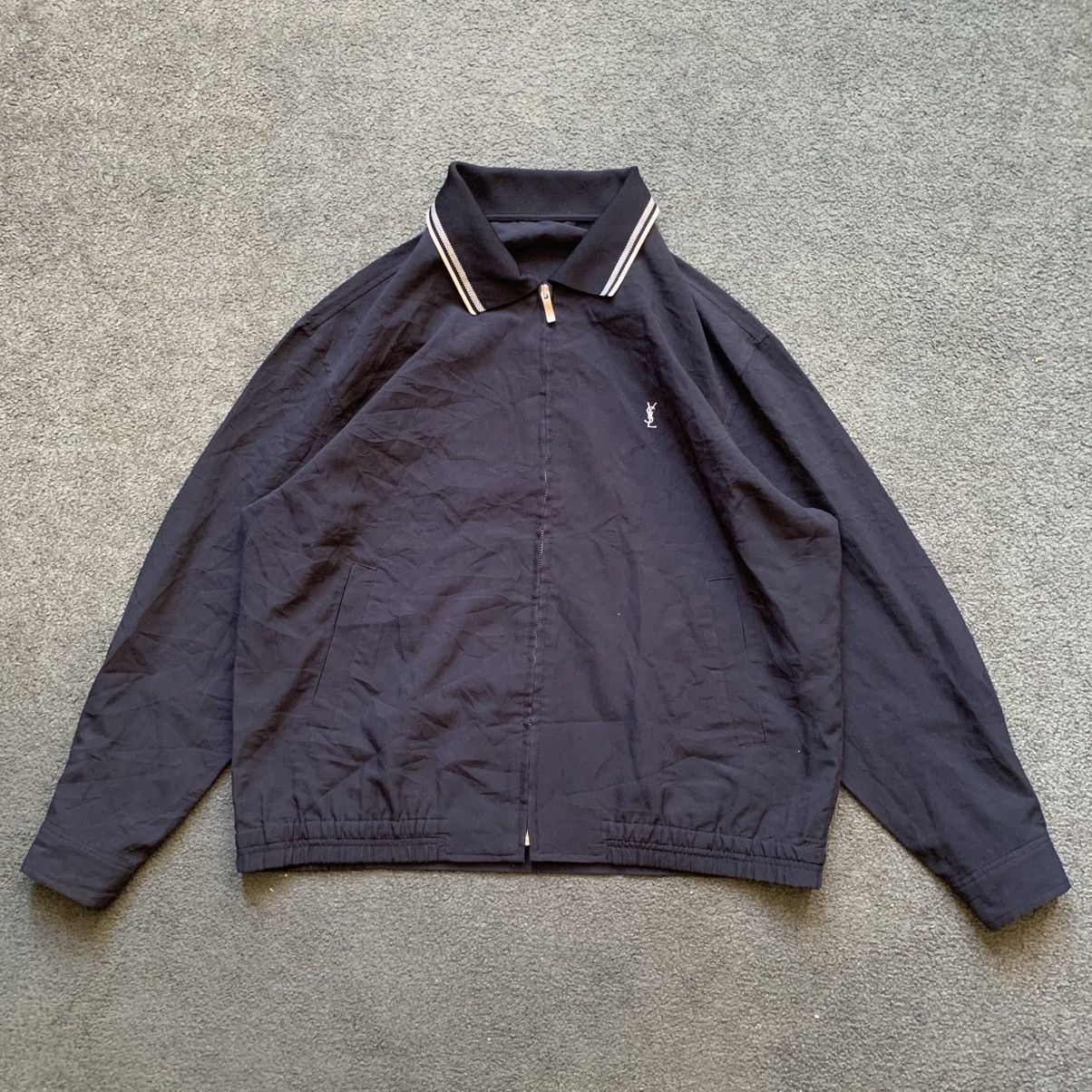 Yves Saint Laurent VINTAGE 80-90s YVES SAINT LAURENT POUR HOMME LONG SLEVES Size US L / EU 52-54 / 3 - 1 Thumbnail