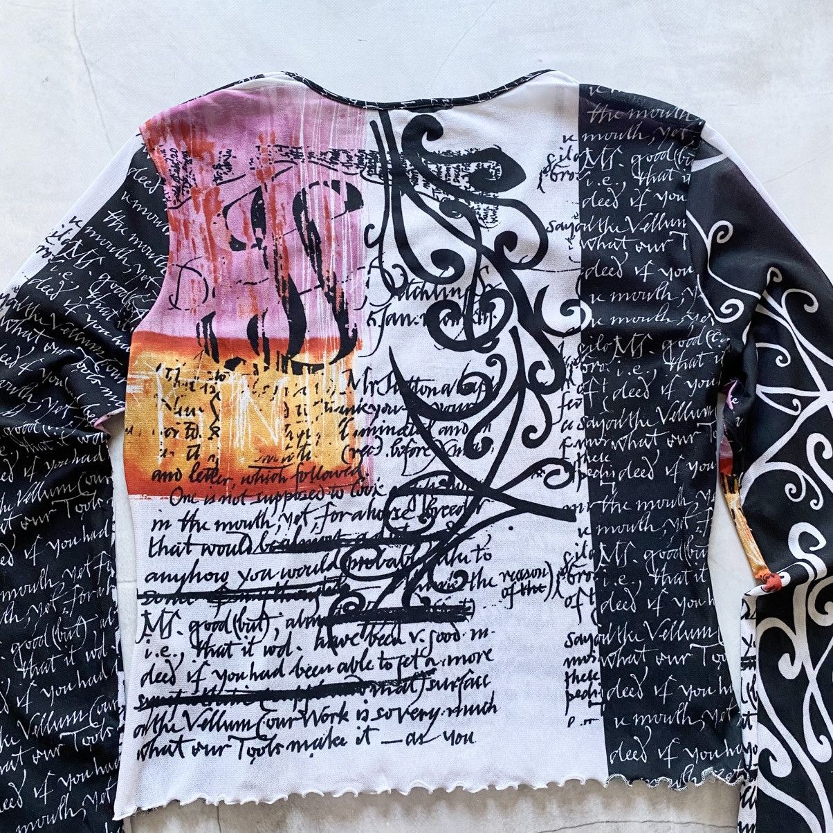 Hysteric Glamour Y2K Poem Hysteric Glamour Vibe Long Sleeve Cop Copine JPG Size XL / US 12-14 / IT 48-50 - 8 Thumbnail