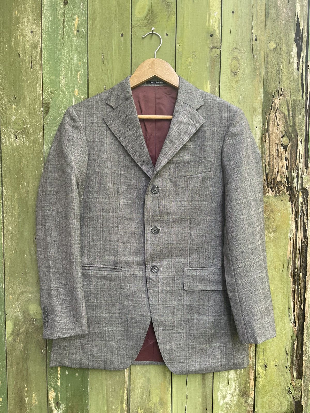 Guy Laroche × Japanese Brand × Vintage Vintage Guy Laroche Grey Wool Blazer Made in Japan (90s Era) Size 38R - 1 Thumbnail