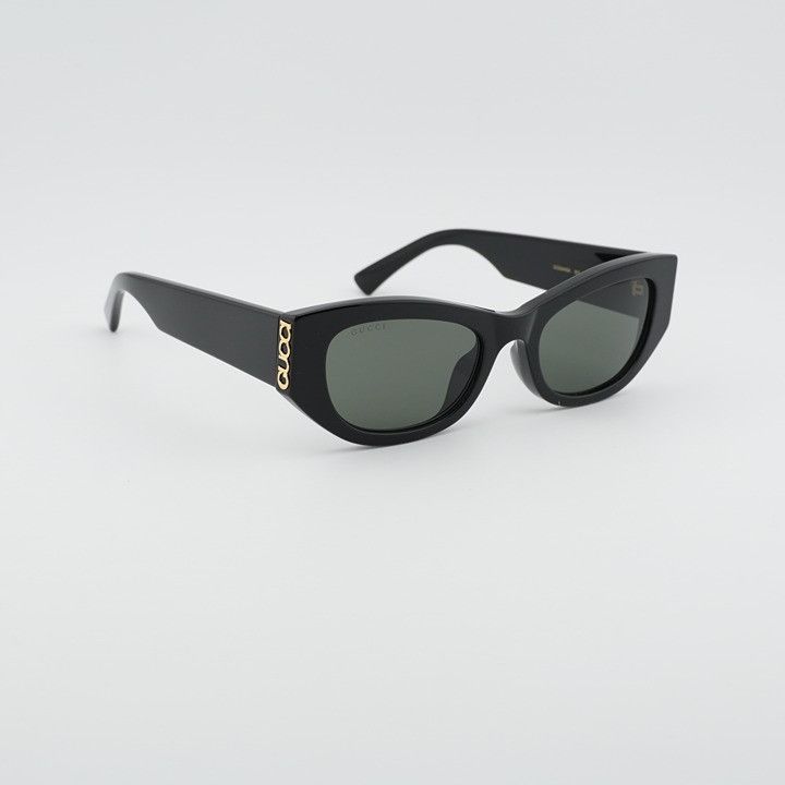 Gucci Gucci GG2044SA 001 Women Sunglasses Black Cat Eye Frame Size ONE SIZE - 6 Thumbnail