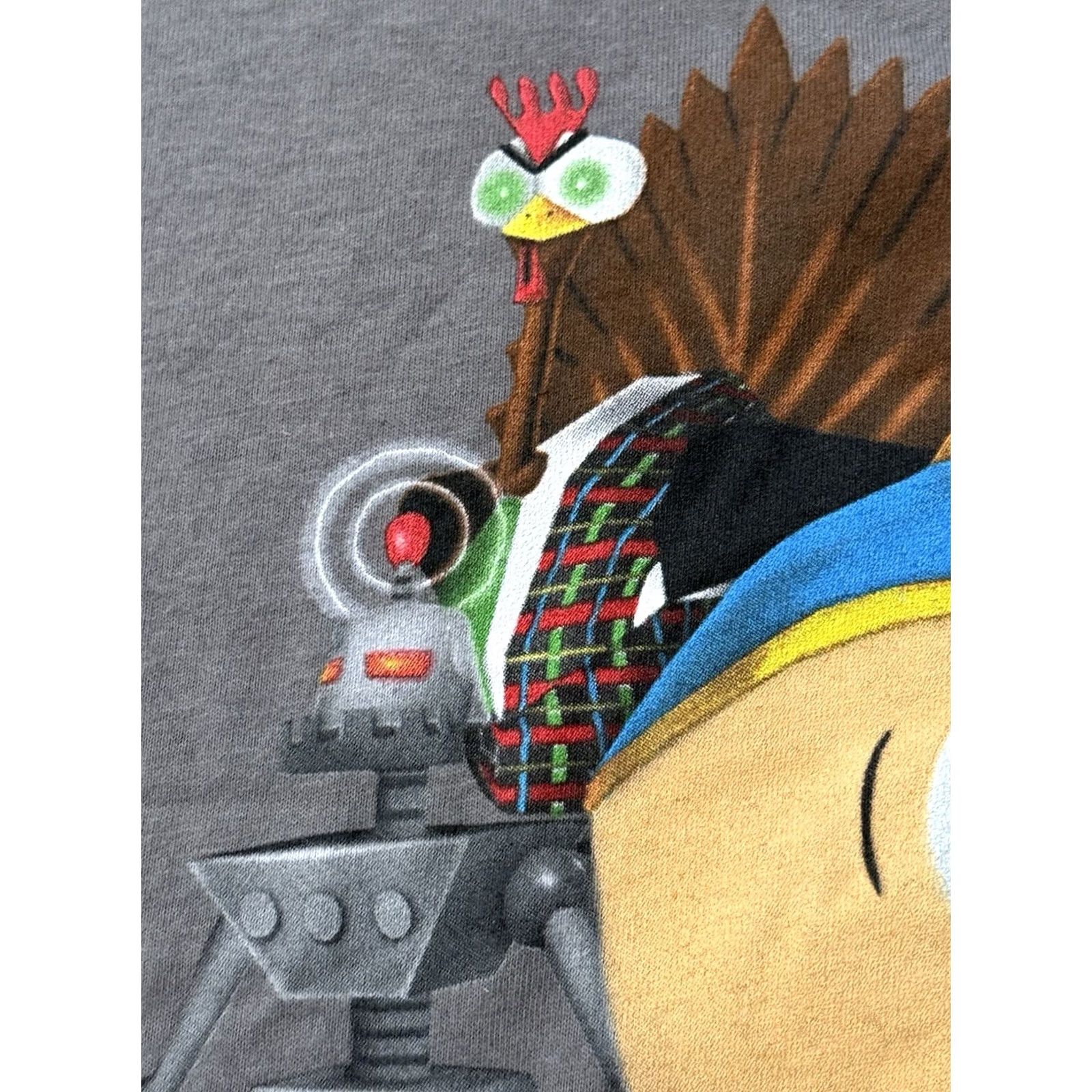 Vintage VINTAGE South Park Shirt Large Cartman 90s Fate Of Civilization Graphic Print Logo Cotton Gray Crew Neck Short Sleeve Santee Size US L / EU 52-54 / 3 - 5 Thumbnail