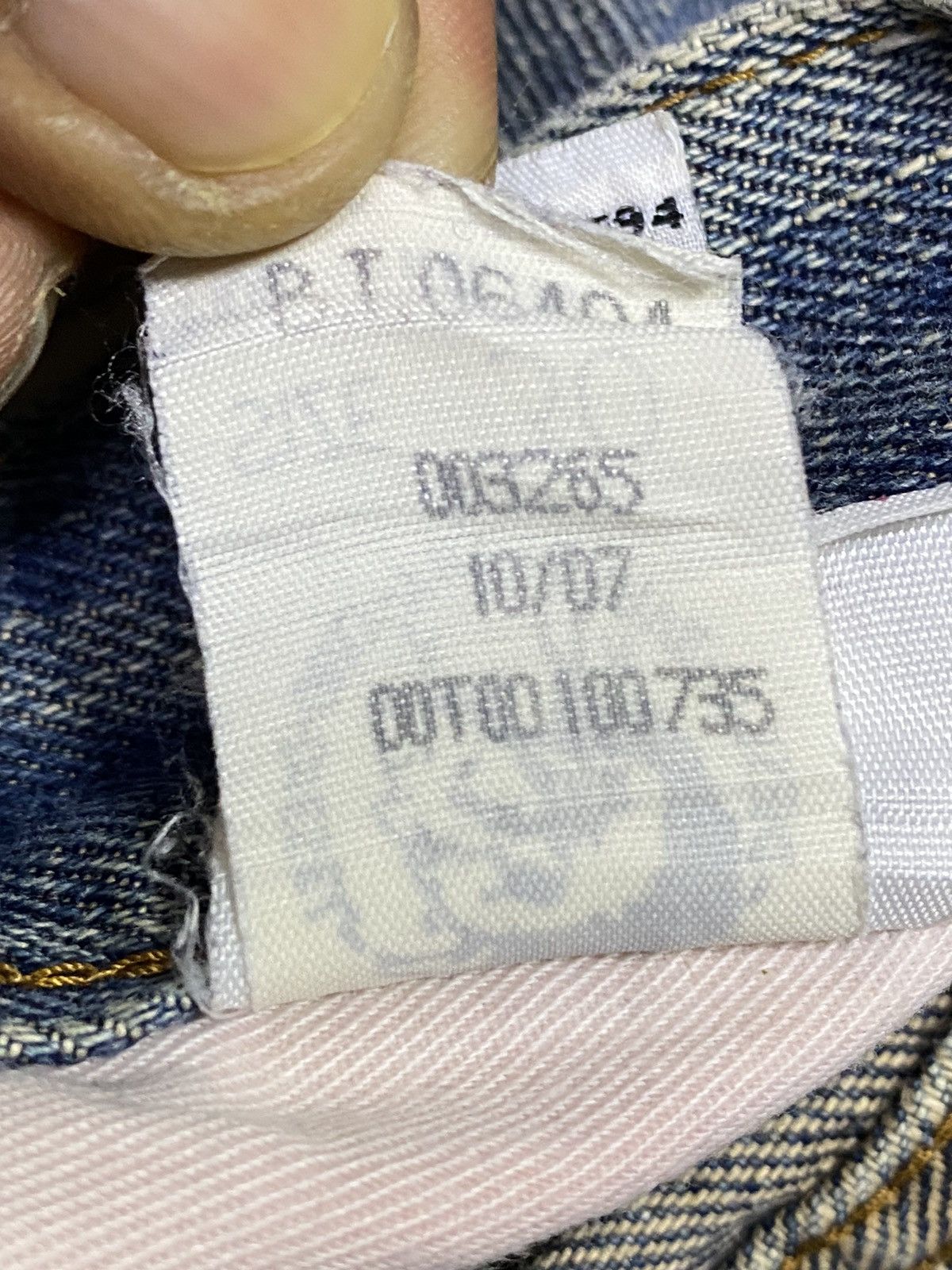 Diesel Black Gold Vintage Diesel Industry Faded Wash Distressed Slim Jeans Size US 30 / EU 46 - 24 Thumbnail