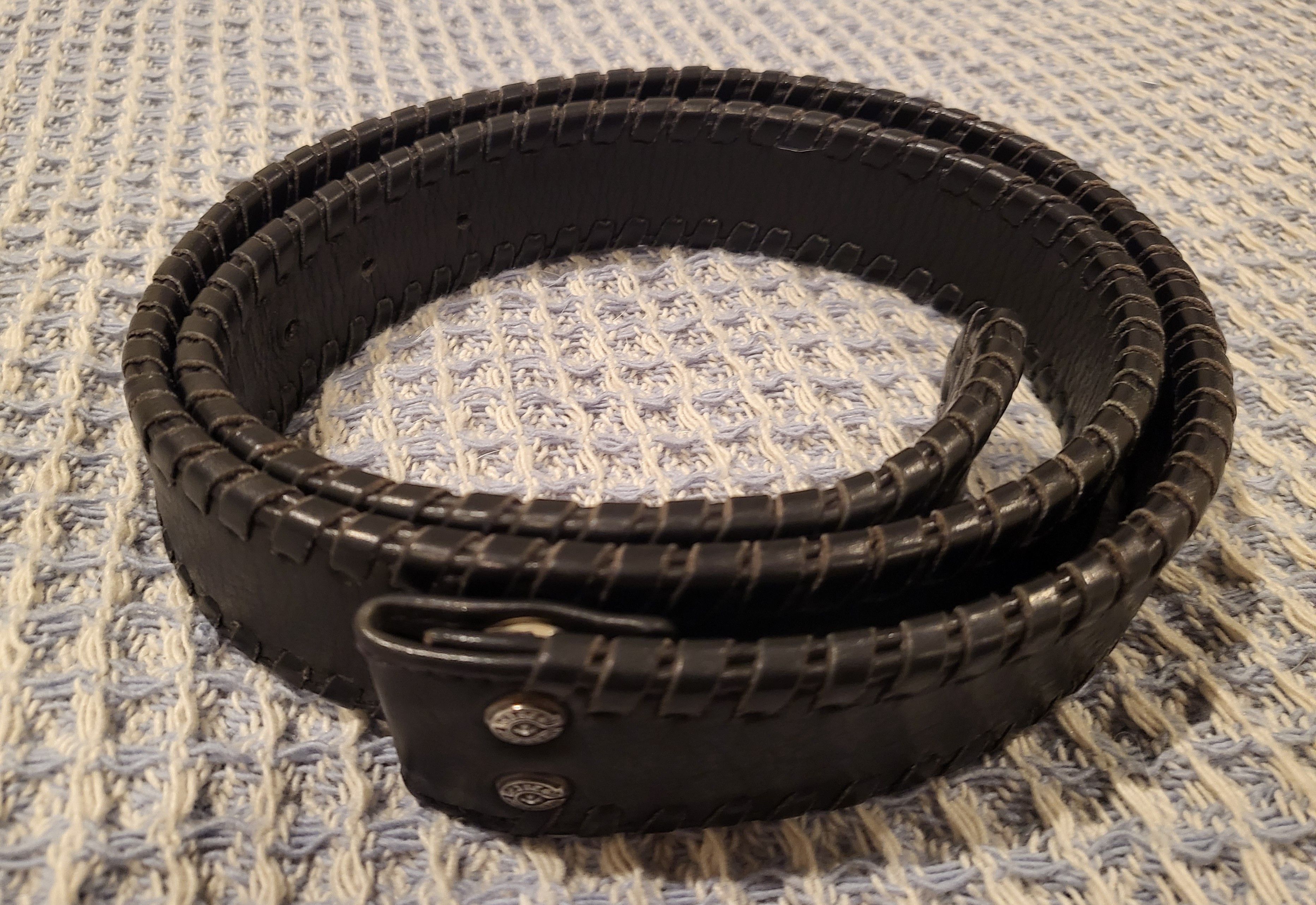 Chrome Hearts Chrome Hearts Braided Leather Belt Size 36 Size 36 - 1 Thumbnail