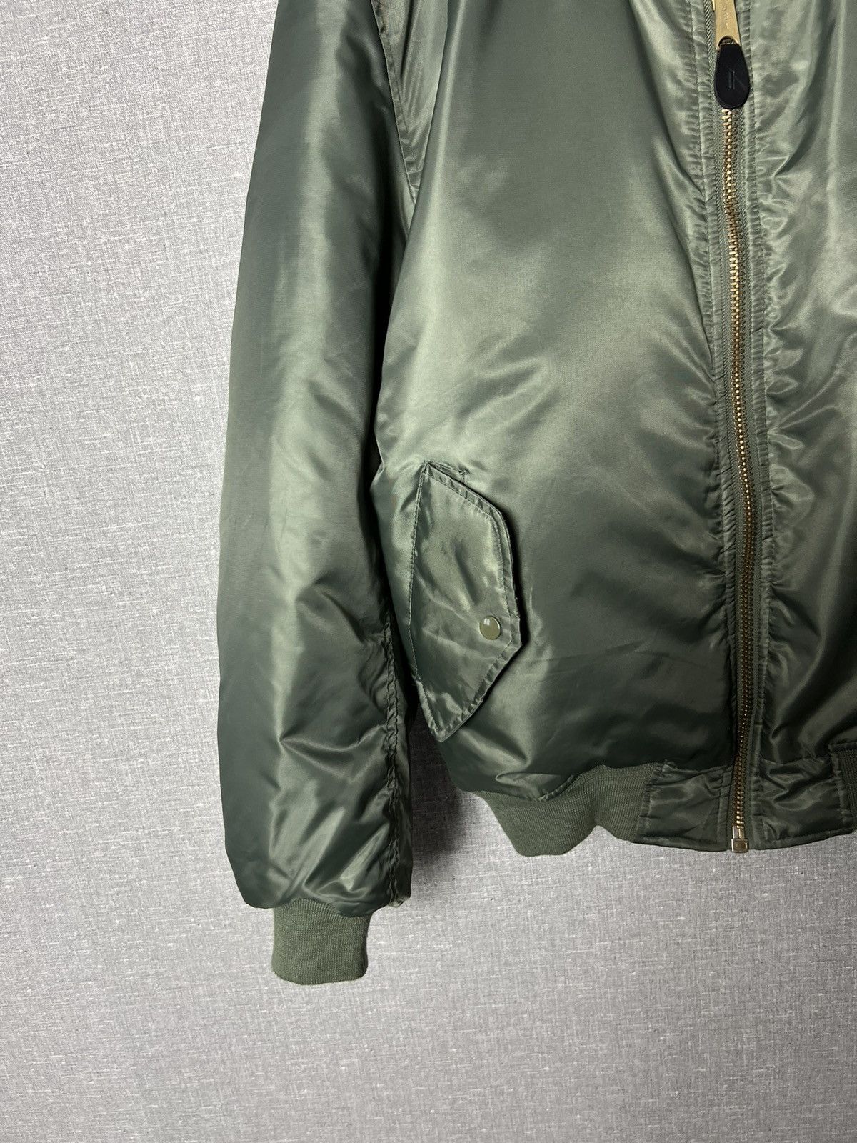 Vintage Vintage USAF MA1 Flyer’s Nylon Bomber USA Jacket Size US M / EU 48-50 / 2 - 2 Thumbnail