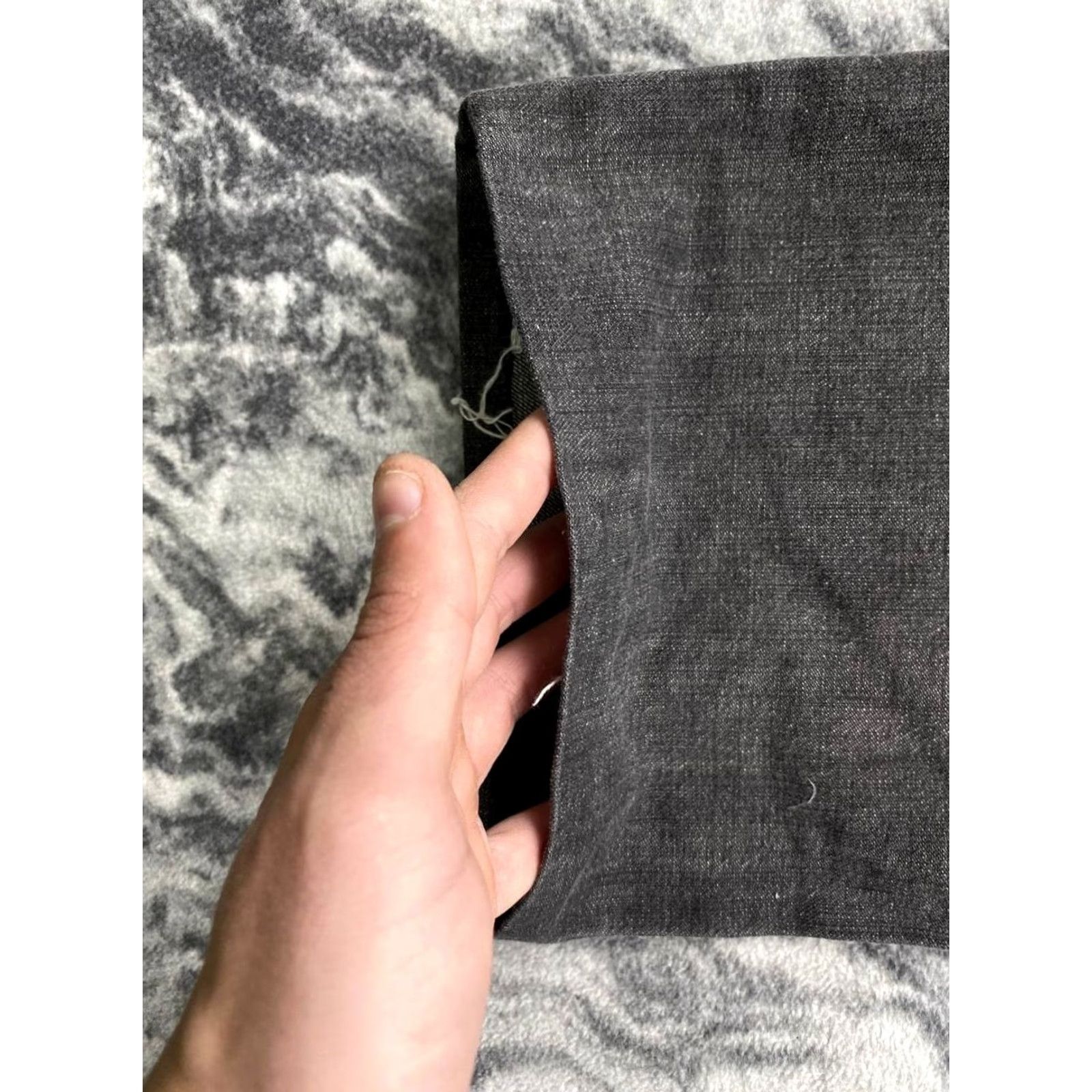 Yves Saint Laurent VINTAGE Saint Laurent Jeans Men 36x34 Black Logo 5-Pocket Denim Straight Baggy YSL Size 36 Mens Size US 36 / EU 52 - 4 Thumbnail