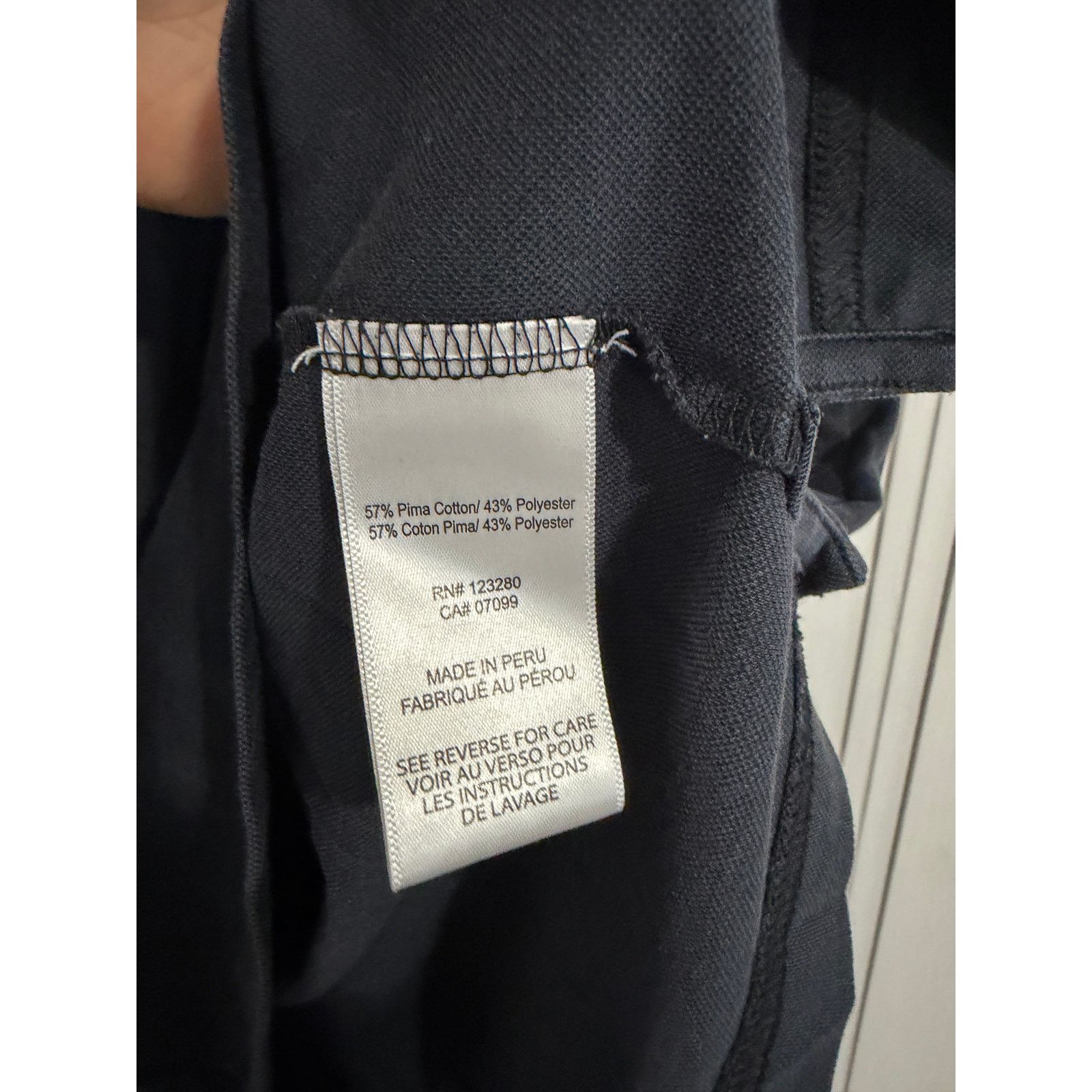 TravisMathew TravisMathew Two-Tone Black and Gray Golf Polo Men's Size M Size US M / EU 48-50 / 2 - 5 Thumbnail