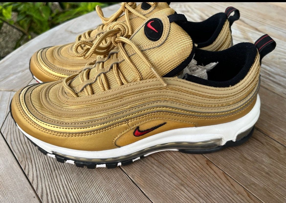 Nike Nike Air Max 97 OG Size 8 Men Deadstock Gold Original Box Size US 8 / EU 41 - 8 Thumbnail