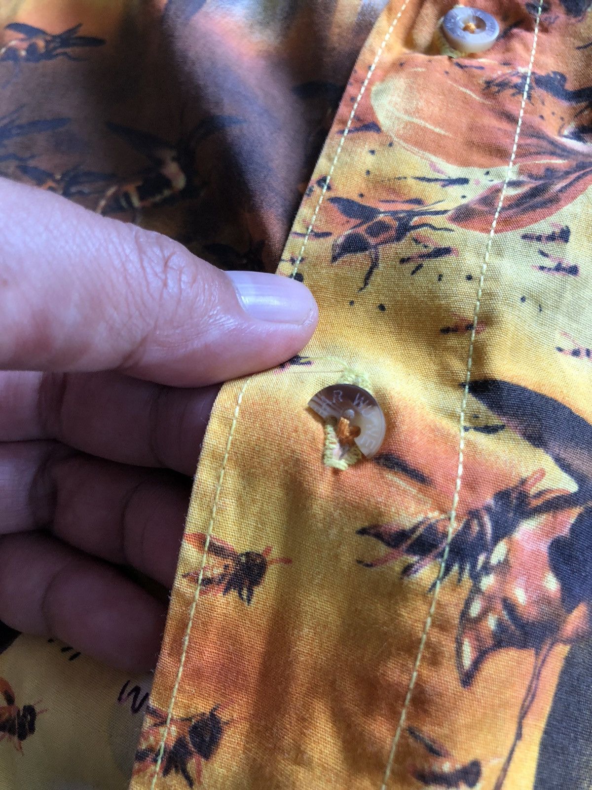 Rap Tees VINTAGE WU TANG WU WEAR ALL OVER PRINT BUTTON SHIRT Size US XL / EU 56 / 4 - 8 Thumbnail