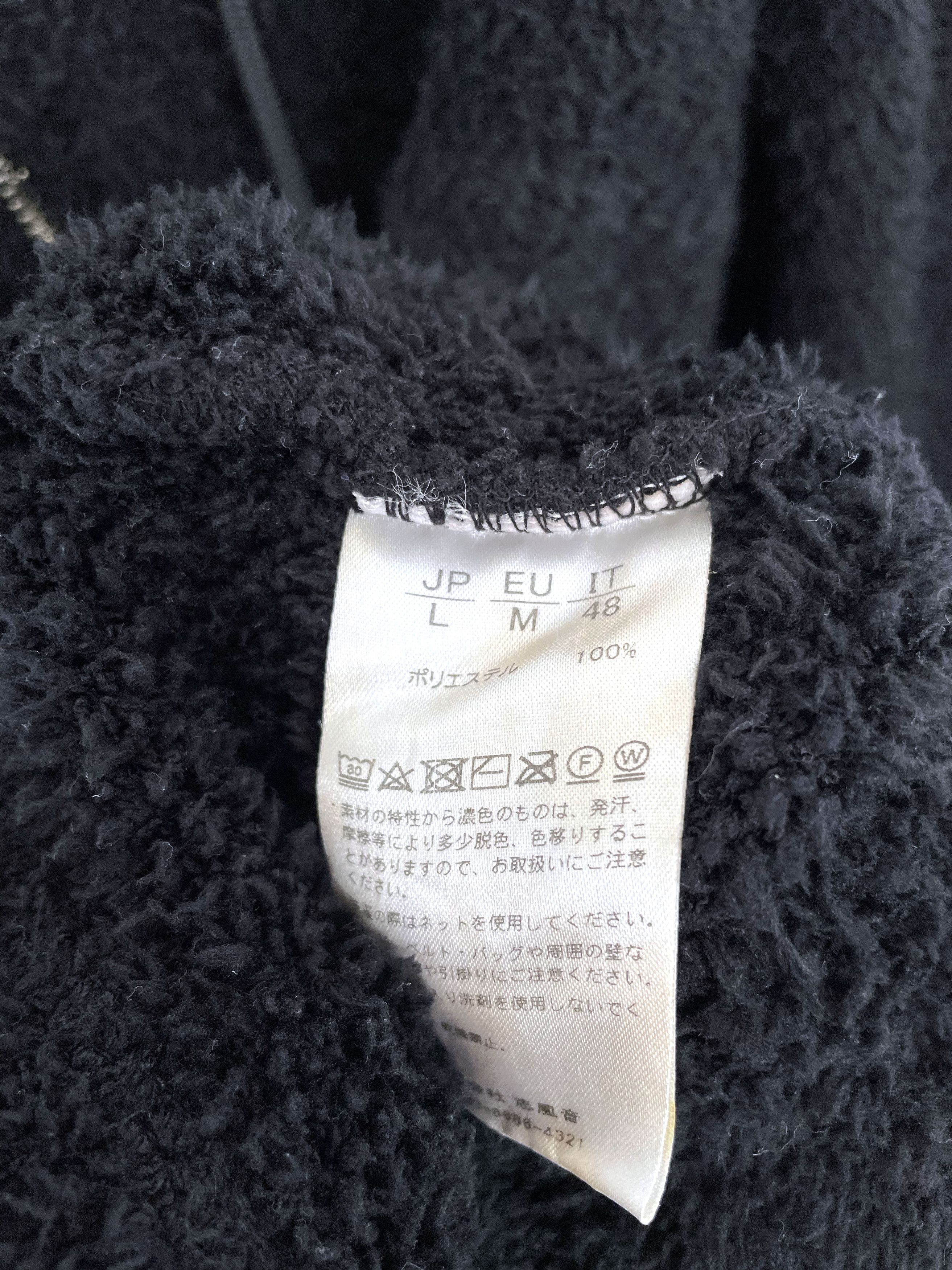 Number (N)ine Fuzzy Zip Hoodie Size US L / EU 52-54 / 3 - 5 Thumbnail