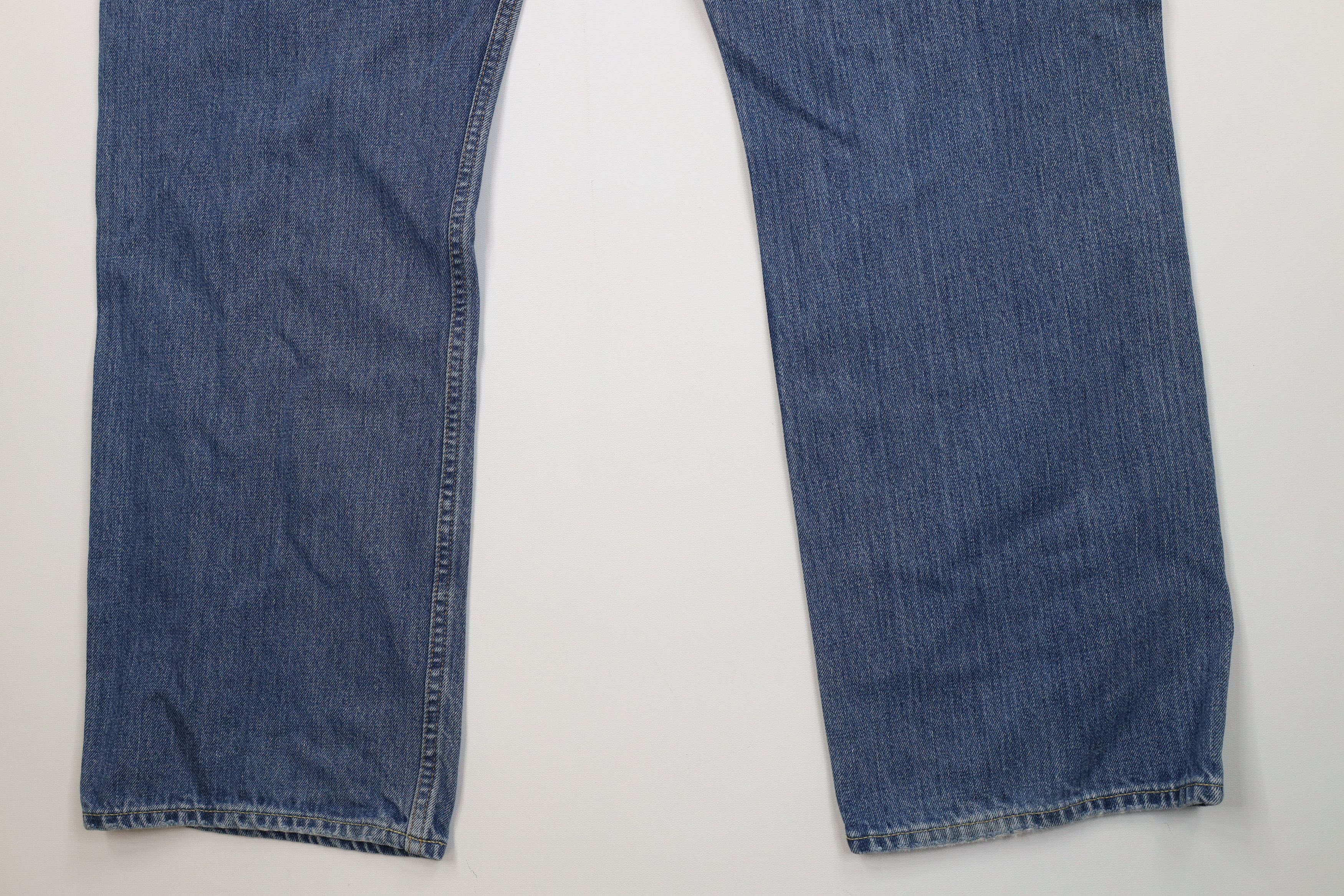Ralph Lauren Vintage 90s Y2K Ralph Lauren Fit Wide Leg Denim Jeans Blue Size US 40 / EU 56 - 13 Thumbnail
