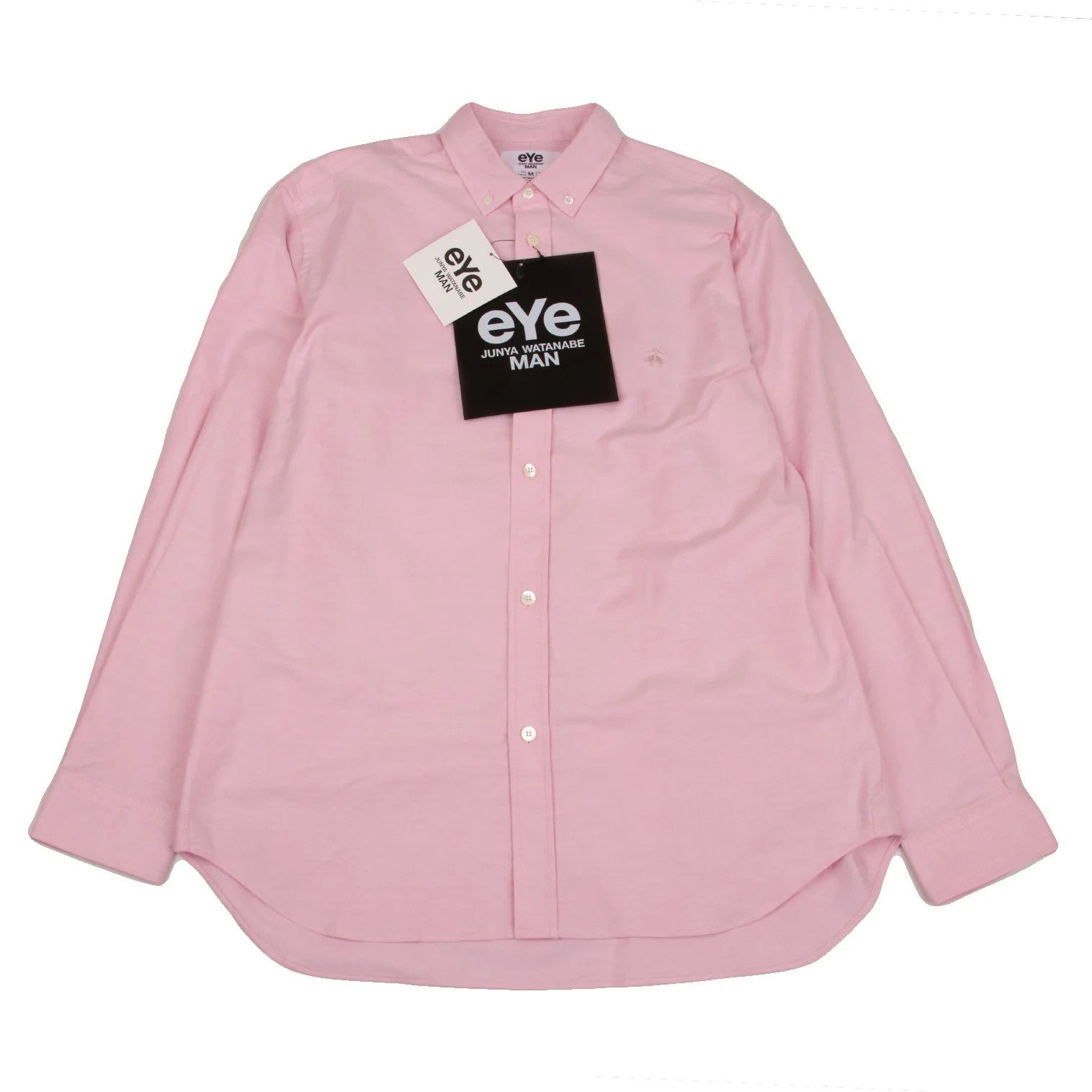 Junya Watanabe Cotton Point Embroidery Button-Down Shirt Pink M Size US M / EU 48-50 / 2 - 1 Thumbnail