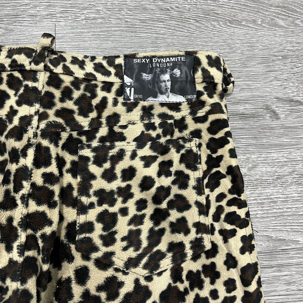 Japanese Brand Sexy Dynamite London Leopard Fleece Pant Size US 32 / EU 48 - 8 Thumbnail