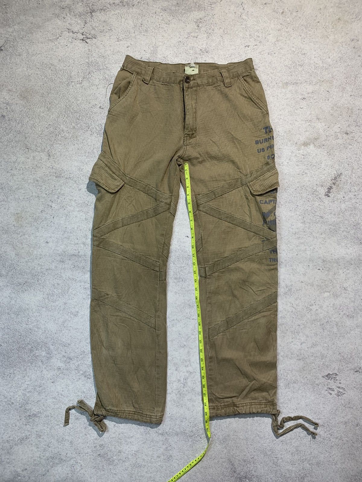 If Six Was Nine × PPFM × Tornado Mart Xunglong poem panelled hidden cargo pants Size US 32 / EU 48 - 10 Thumbnail