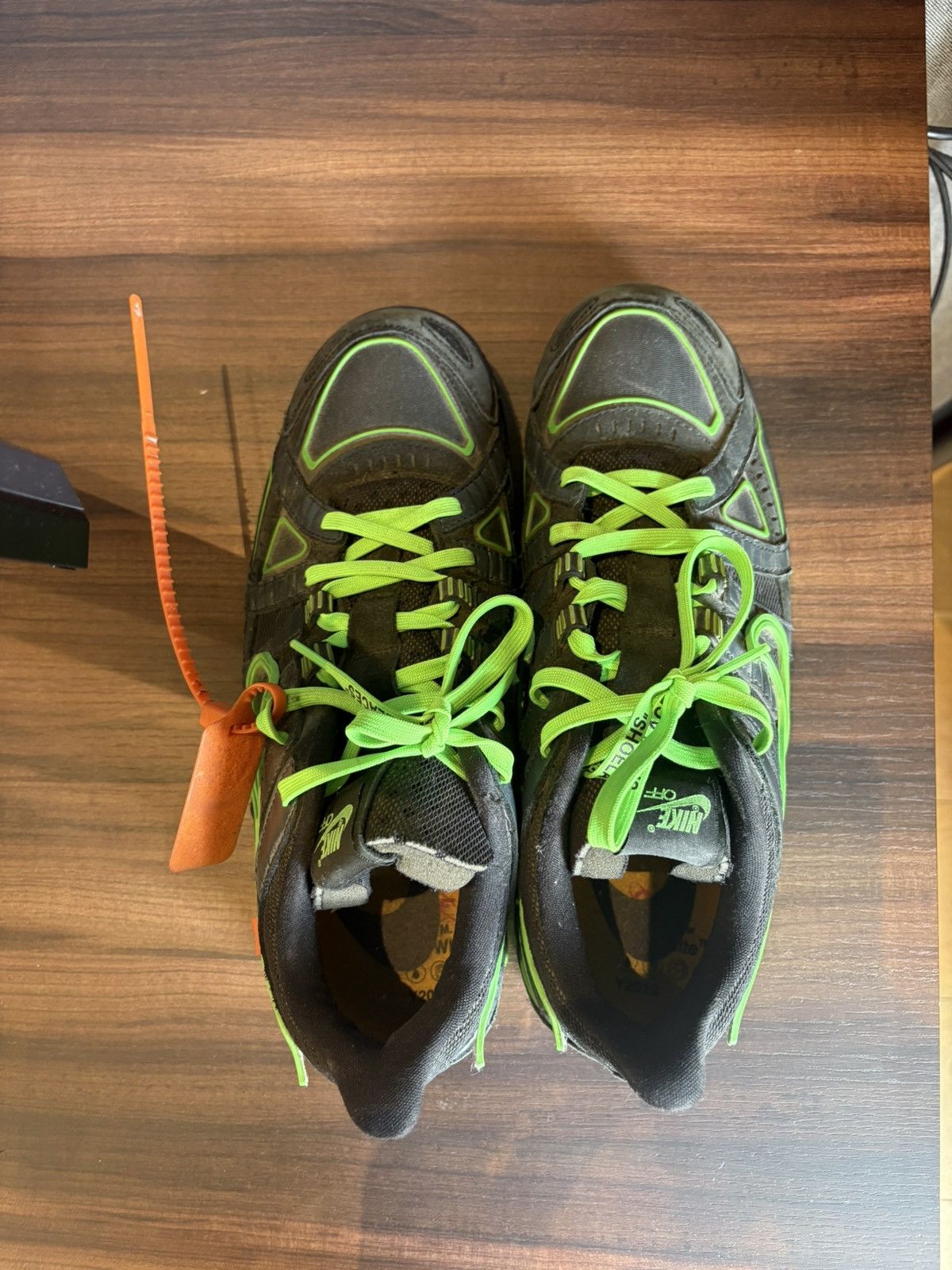 Nike × Off-White Off-White x Air Rubber Dunk 'Green Strike' Size US 12.5 / EU 45-46 - 5 Thumbnail