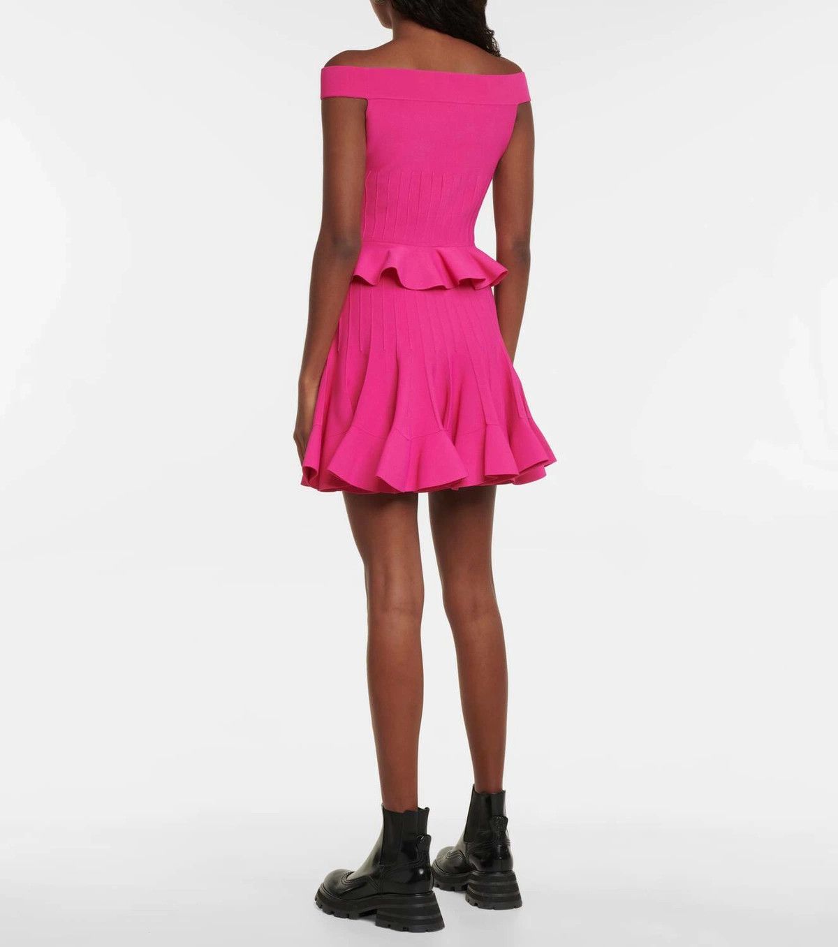 Alexander McQueen o1y0325 Bustier Top in Fuchsia Size M / US 6-8 / IT 42-44 - 2 Thumbnail
