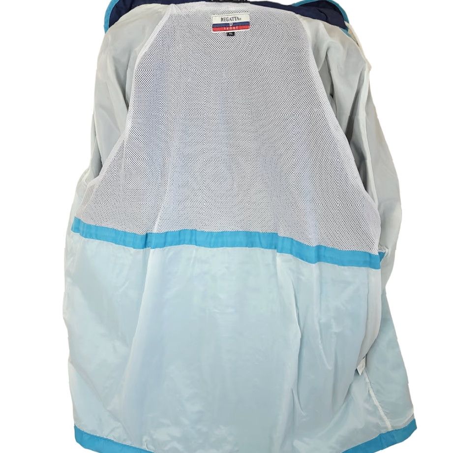 Vintage VINTAGE Regatta Sport Sailing Jacket Mens XL Blue 90s Boating Roll Up Hood Windbreaker Jacket Size US XL / EU 56 / 4 - 6 Thumbnail