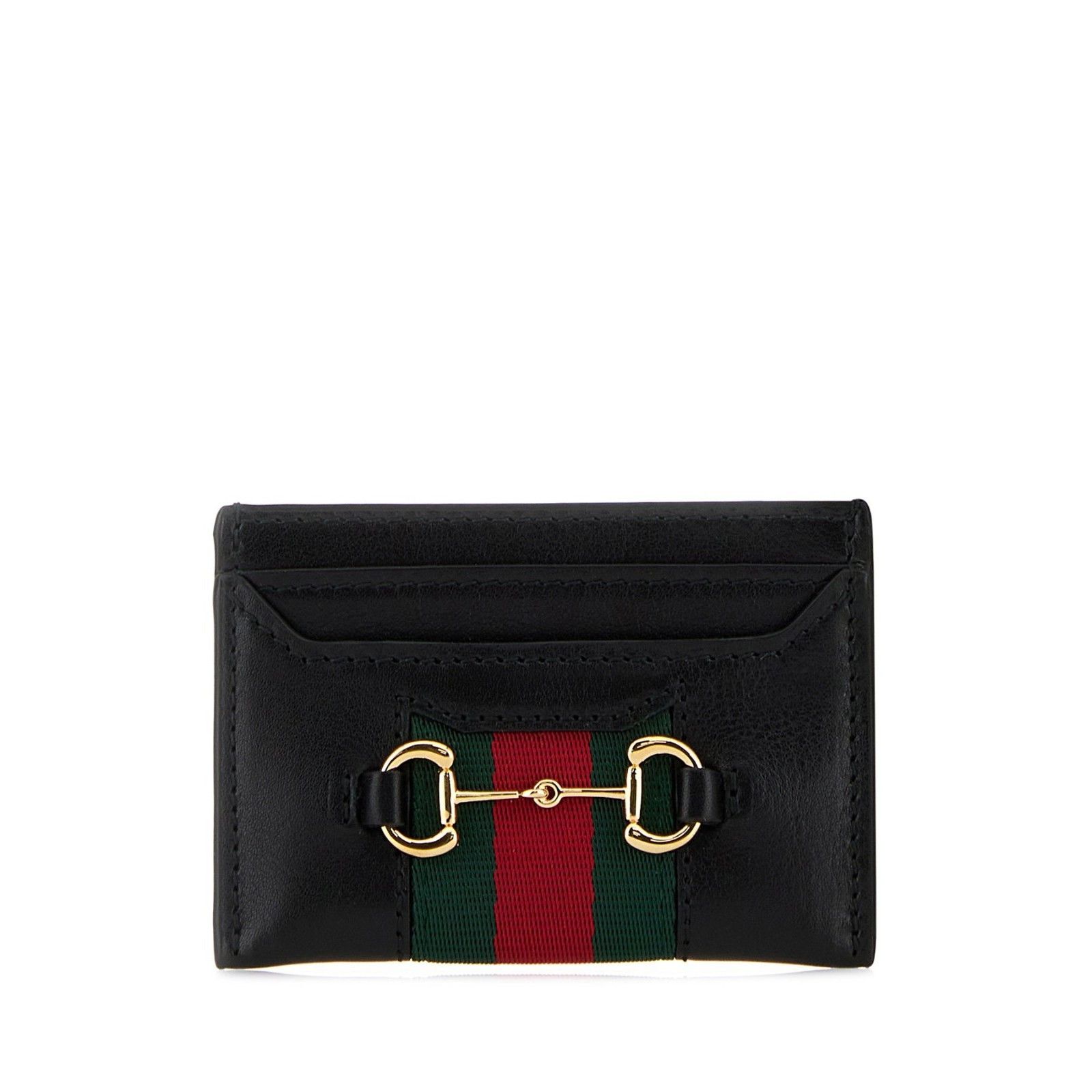 Gucci GUCCI Black Leather Card Holder New & Authentic Size ONE SIZE - 1 Thumbnail