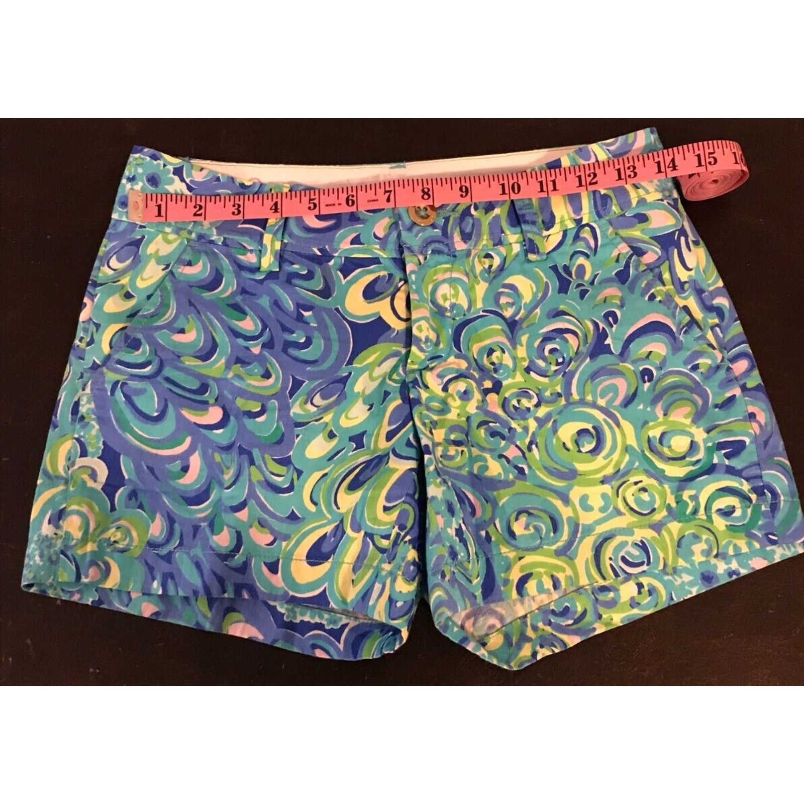 Lilly Pulitzer Lilly Pulitzer Sea Blue Lilly’s Lagoon Callahan Shorts Size 24" / US 00 / IT 34 - 5 Thumbnail
