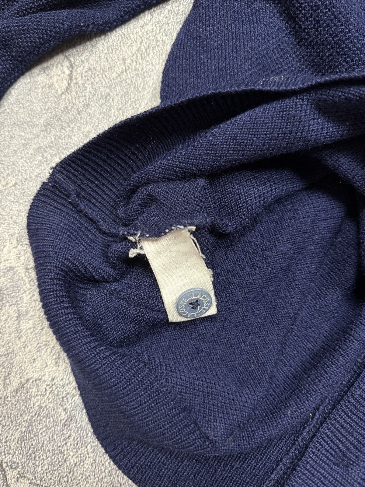 Lacoste Vintage Y2K Lacoste Cardigan Wool Sweater 90s Rare Size XL Size US XL / EU 56 / 4 - 10 Thumbnail