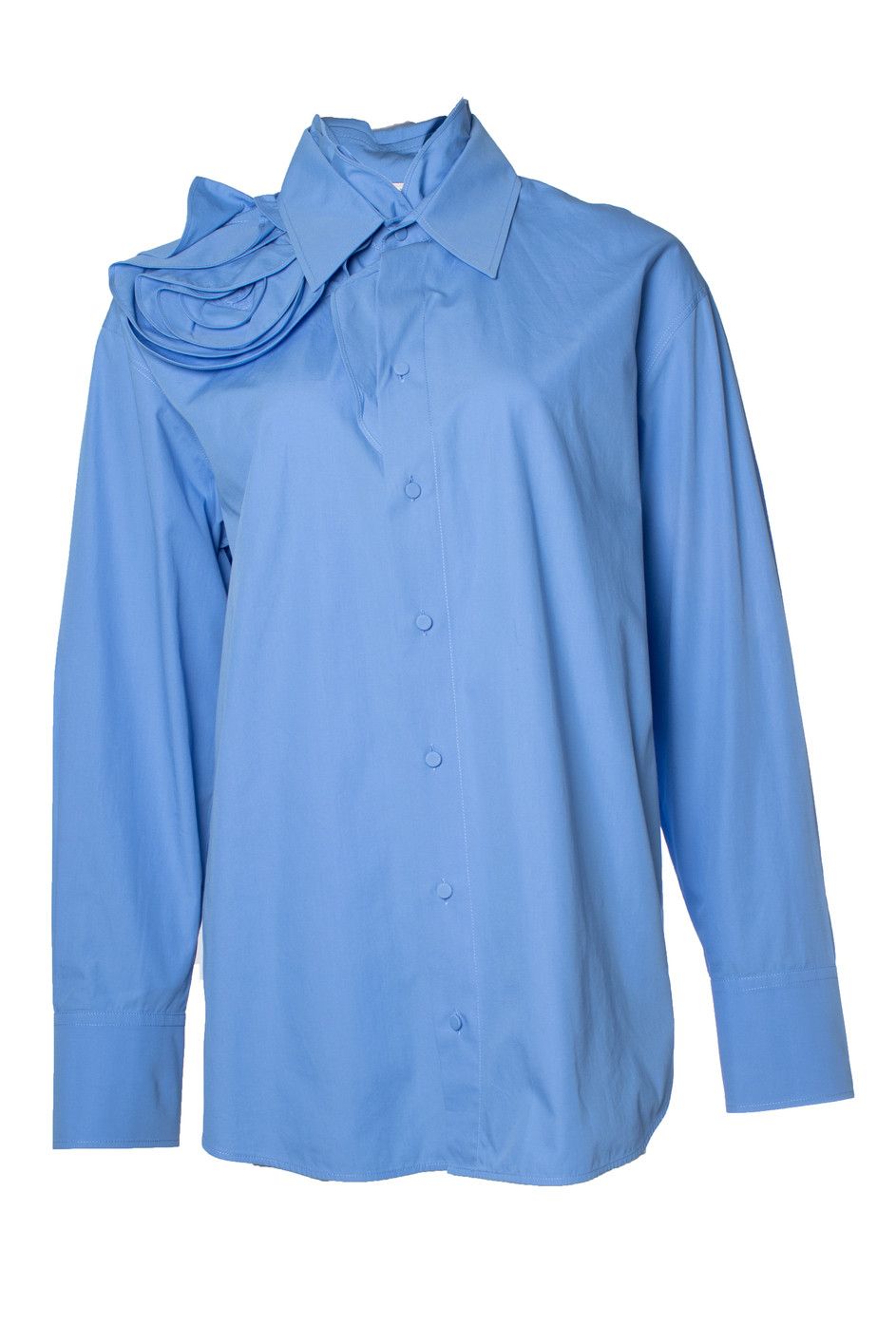 Valentino Valentino Garavani, blue cotton shirt Size S / US 4 / IT 40 - 1 Thumbnail