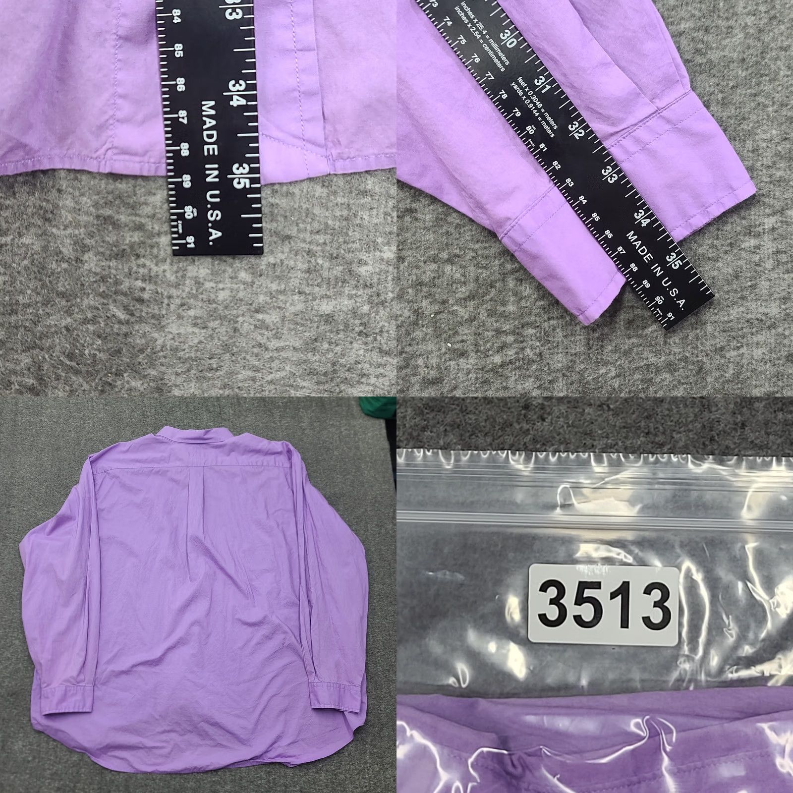 Ralph Lauren Ralph Lauren Oxford Shirt Mens 3XB Big & Tall Purple Long Sleeve Button Down Size US XXL / EU 58 / 5 - 8 Thumbnail