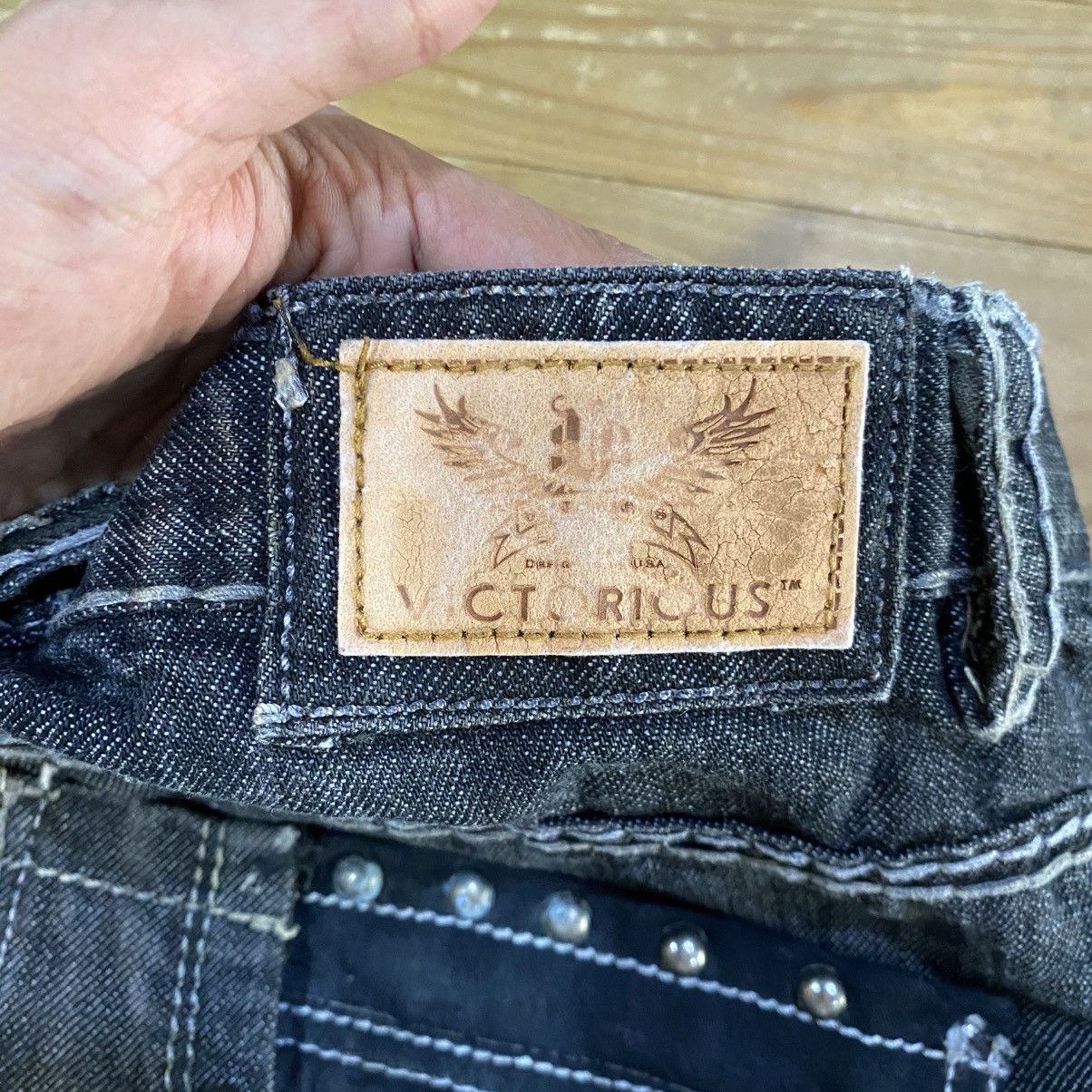 Japanese Brand Y2k Embroidered Denim Vintage Victorious Jeans Size US 38 / EU 54 - 14 Thumbnail