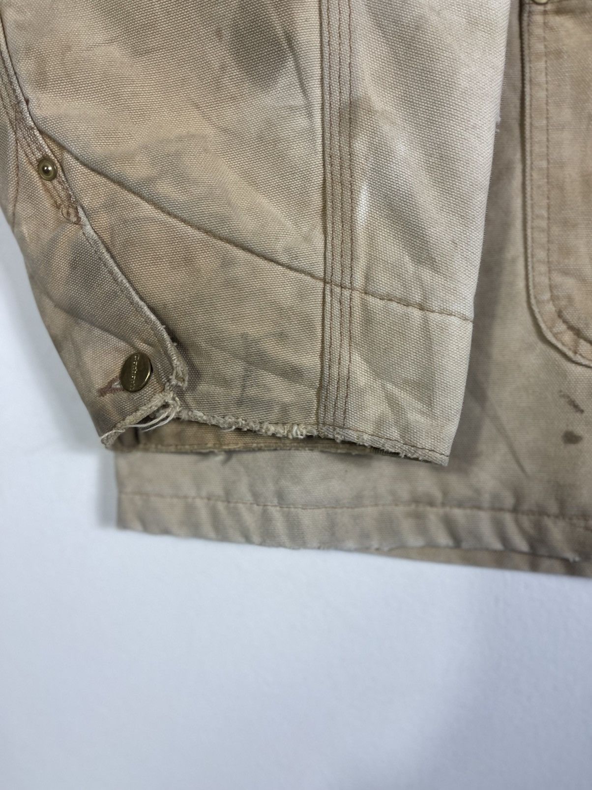 Carhartt VINTAGE Carhartt Chore Jacket Blanket Lined Faded Distressed Size US XXL / EU 58 / 5 - 7 Thumbnail